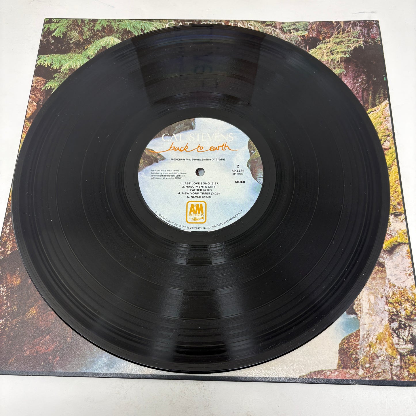 Cat Stevens : Back To Earth (LP,Album,Stereo)