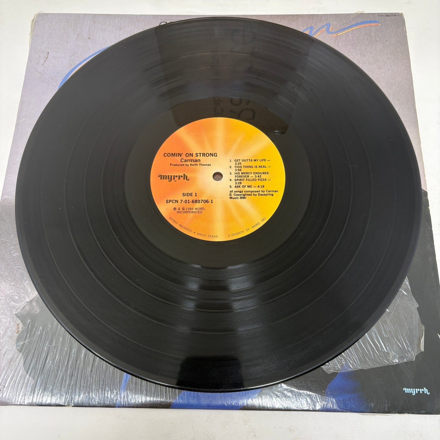 Carman : Comin' On Strong (LP,Club Edition)