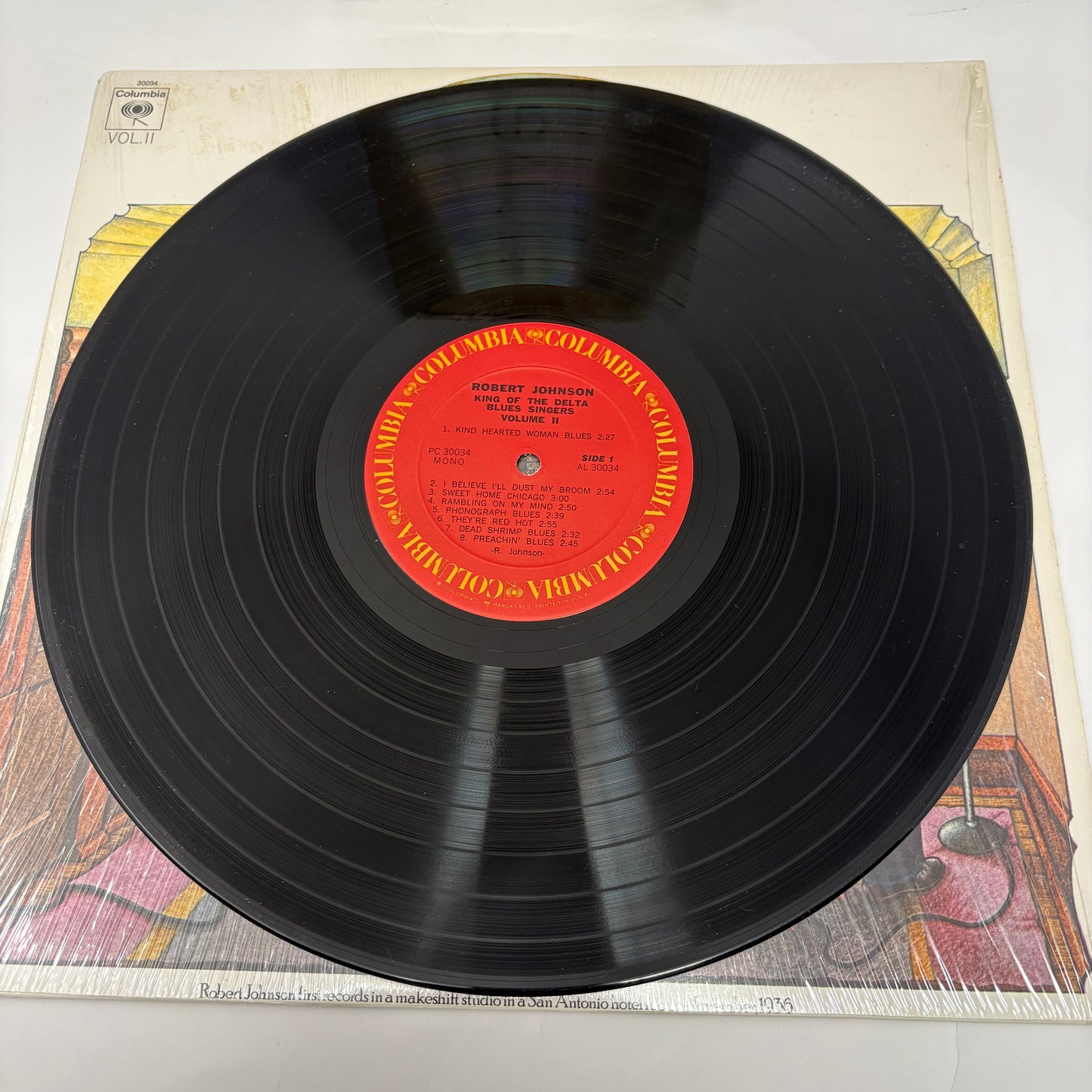 Robert Johnson : King Of The Delta Blues Singers Vol. II (LP,Compilation,Reissue,Mono)
