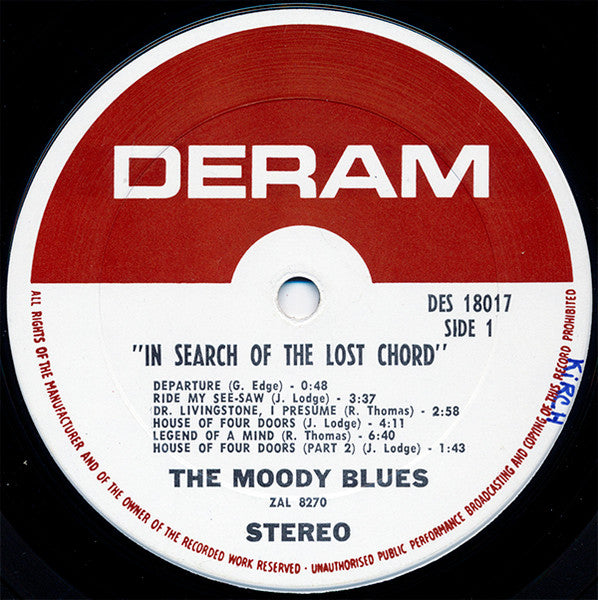 The Moody Blues : In Search Of The Lost Chord (LP,Album,Stereo)