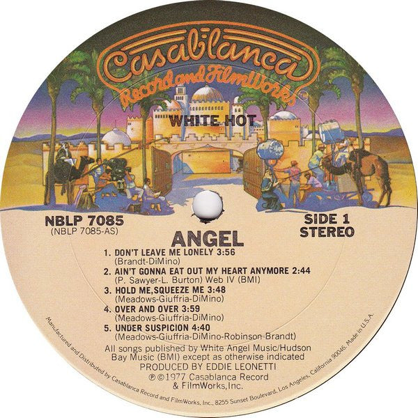Angel (24) : White Hot (LP,Album)