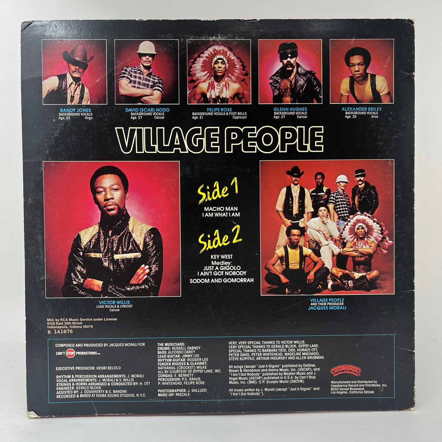 Village People : Macho Man (LP,Album,Club Edition,Reissue)