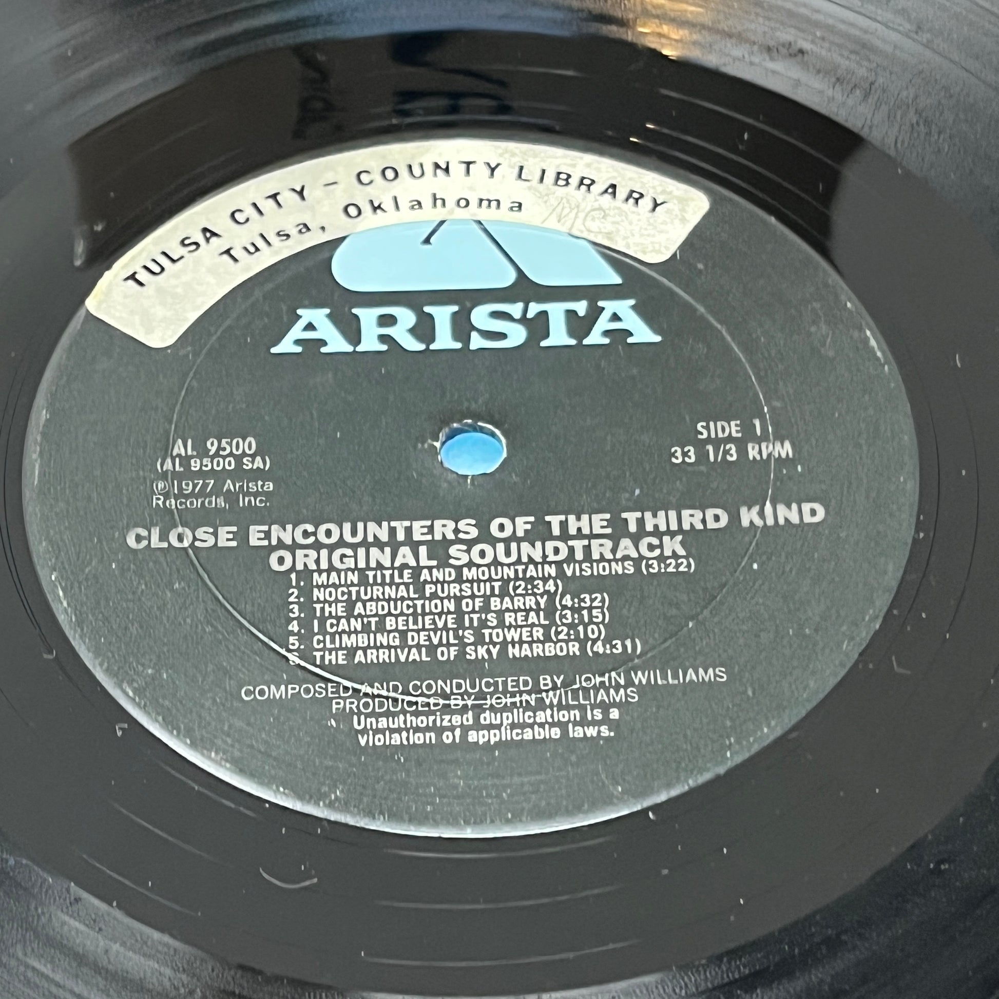 John Williams (4) : Close Encounters Of The Third Kind (Original Motion Picture Soundtrack) (LP,Album)