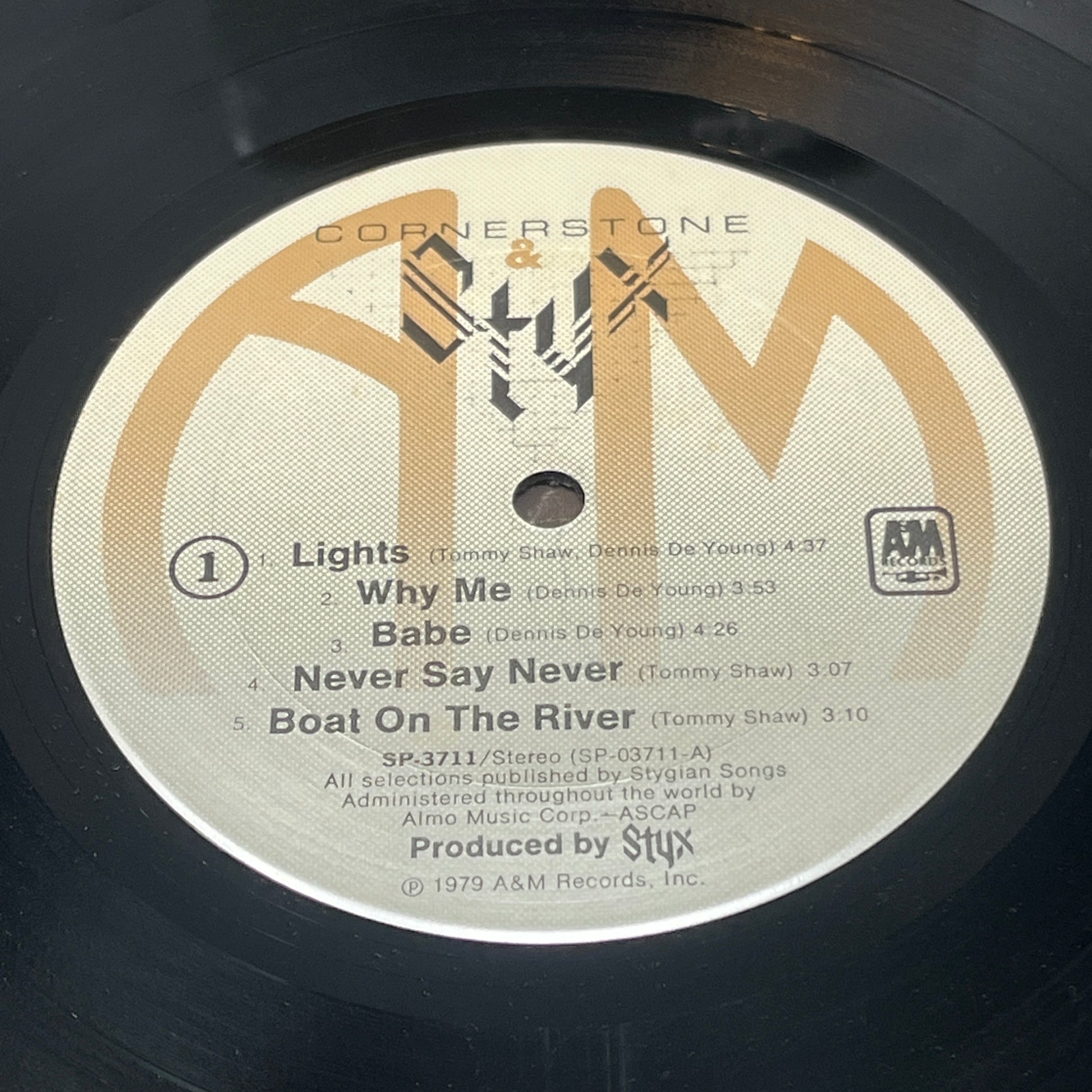 Styx : Cornerstone (LP,Album,Club Edition)