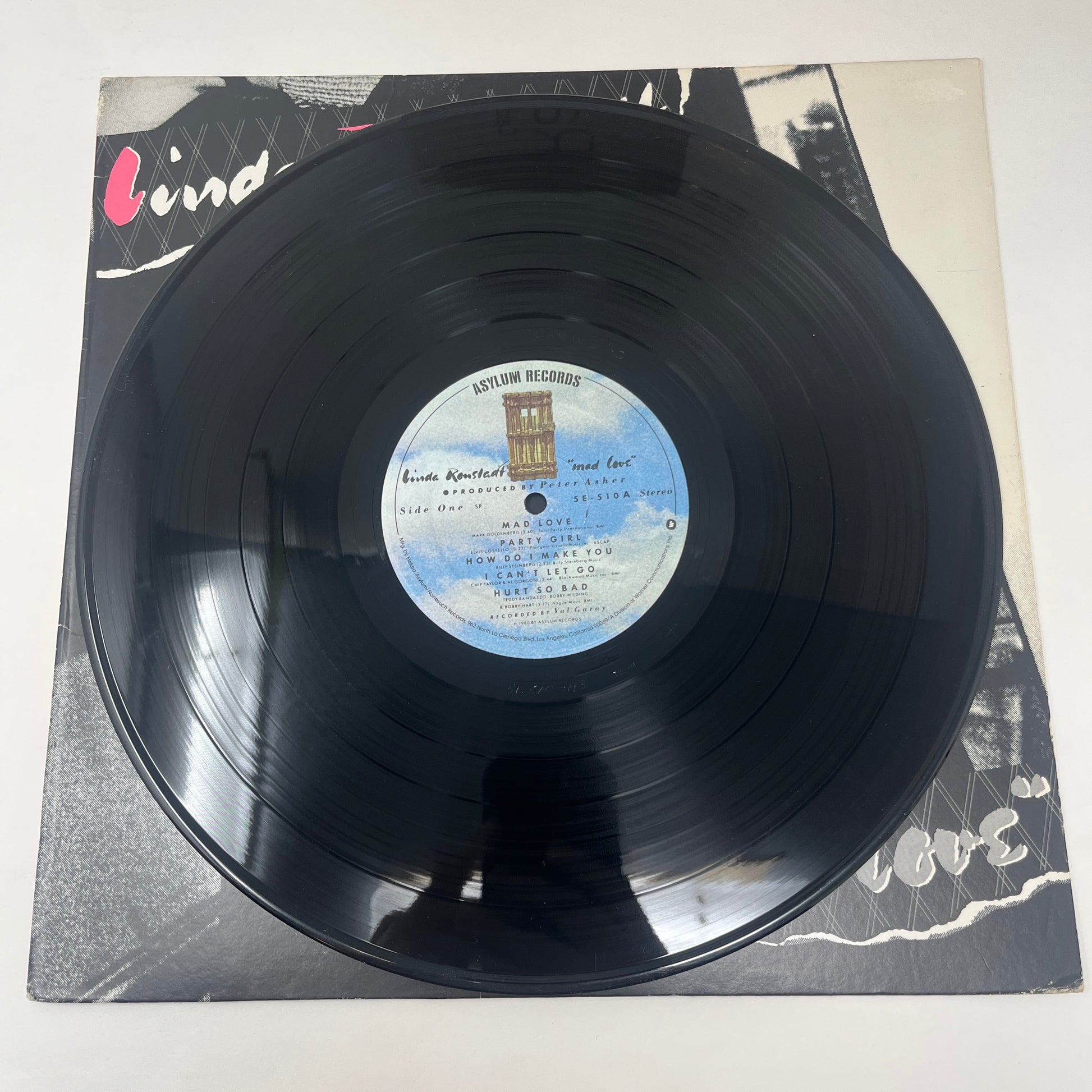 Linda Ronstadt : Mad Love (LP,Album,Stereo)