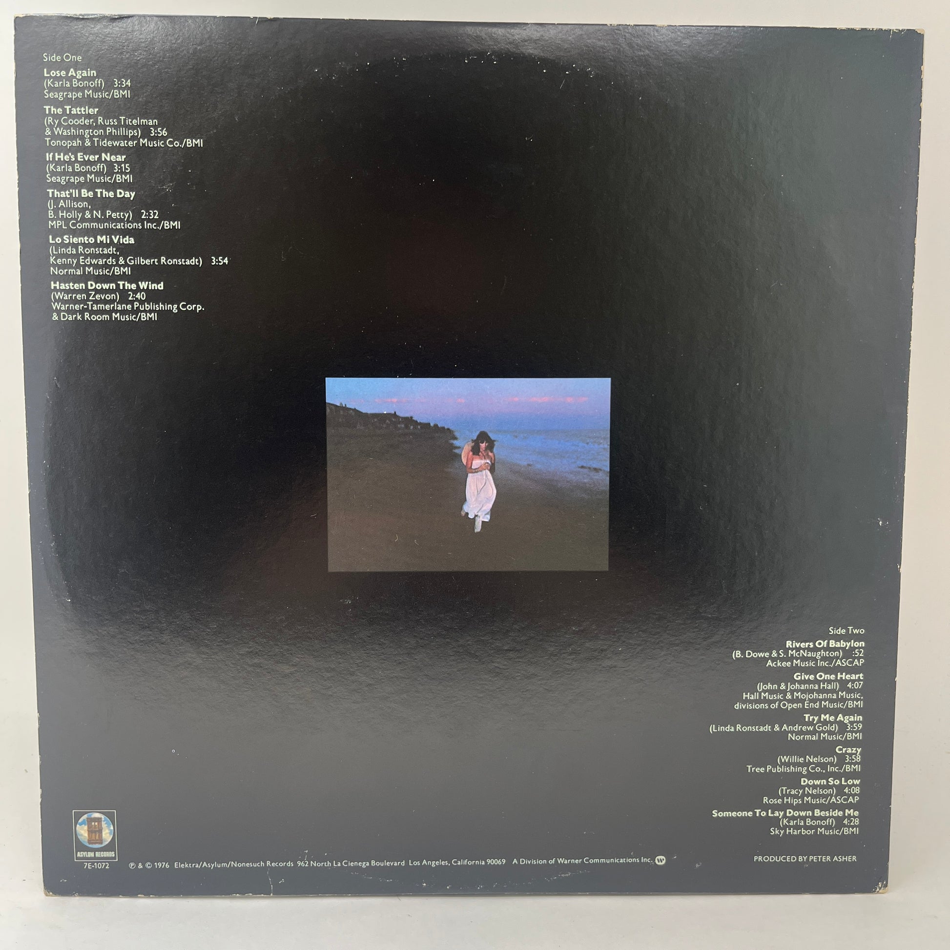 Linda Ronstadt : Hasten Down The Wind (LP,Album,Stereo)