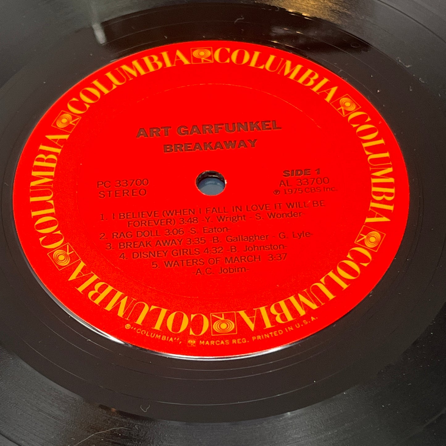 Art Garfunkel : Breakaway (LP,Album)