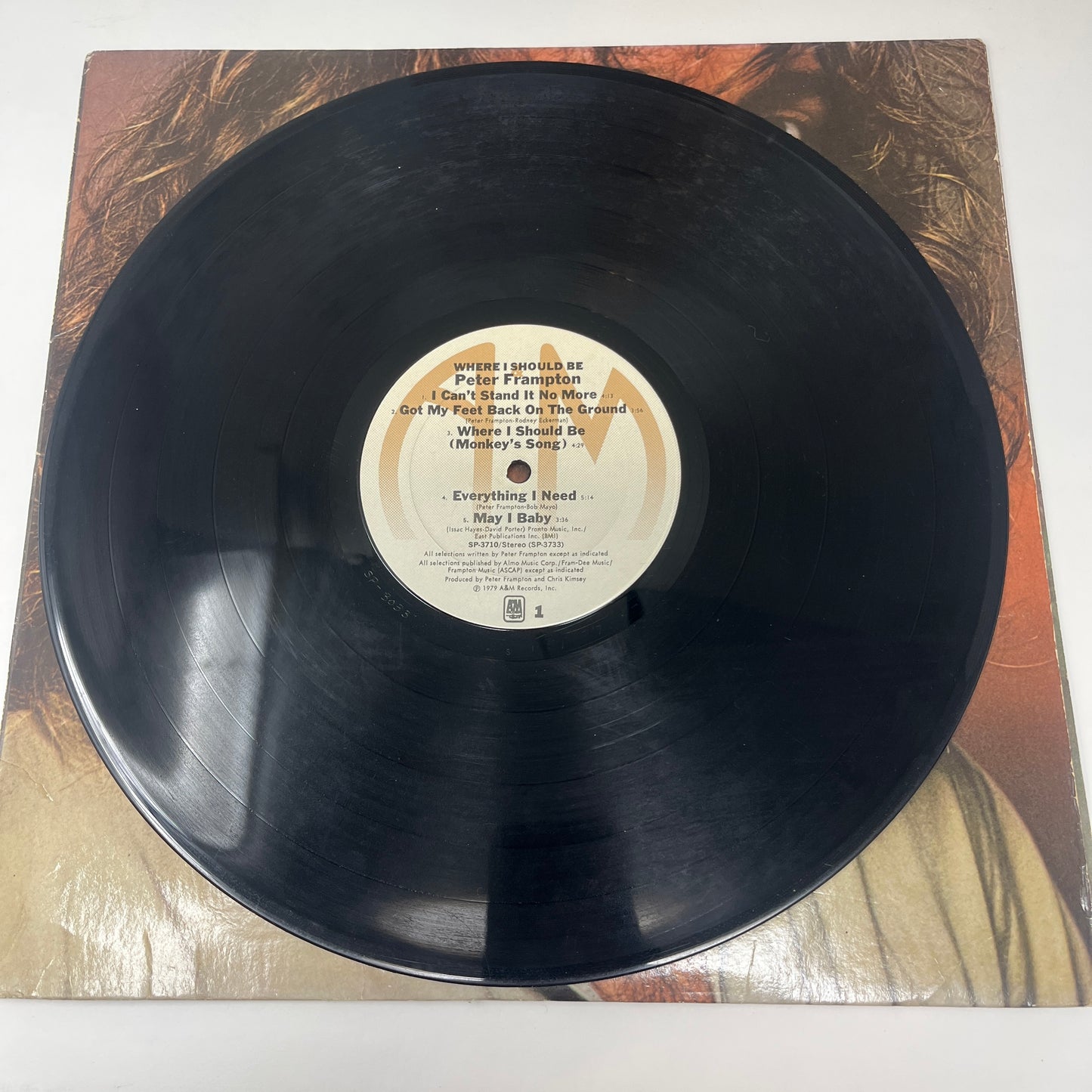 Peter Frampton : Where I Should Be (LP,Album,Stereo)