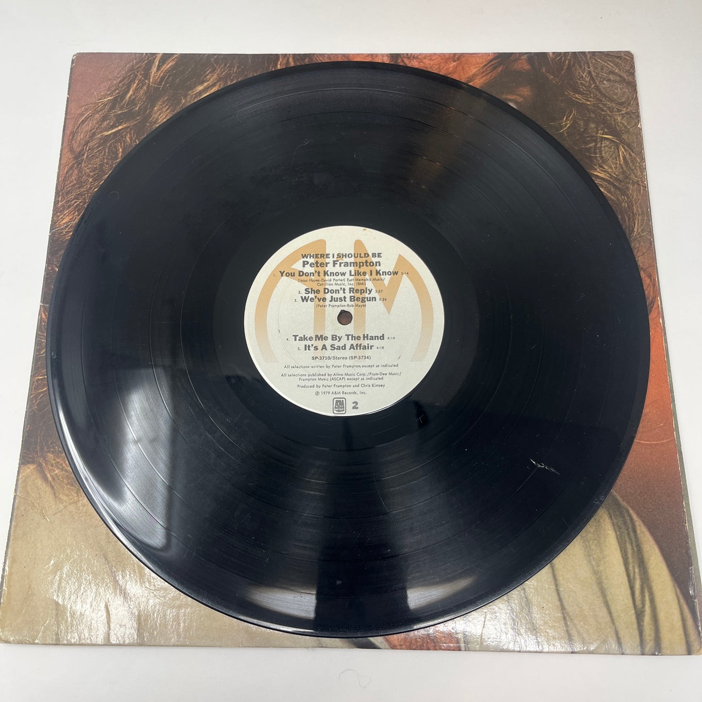 Peter Frampton : Where I Should Be (LP,Album,Stereo)