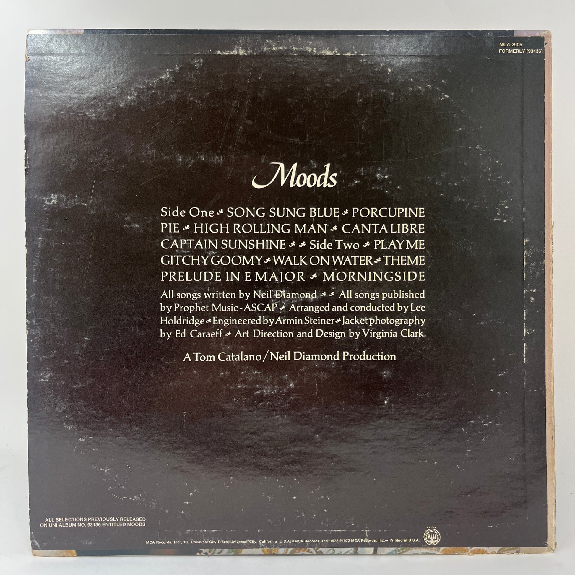 Neil Diamond : Moods (LP,Album,Stereo)