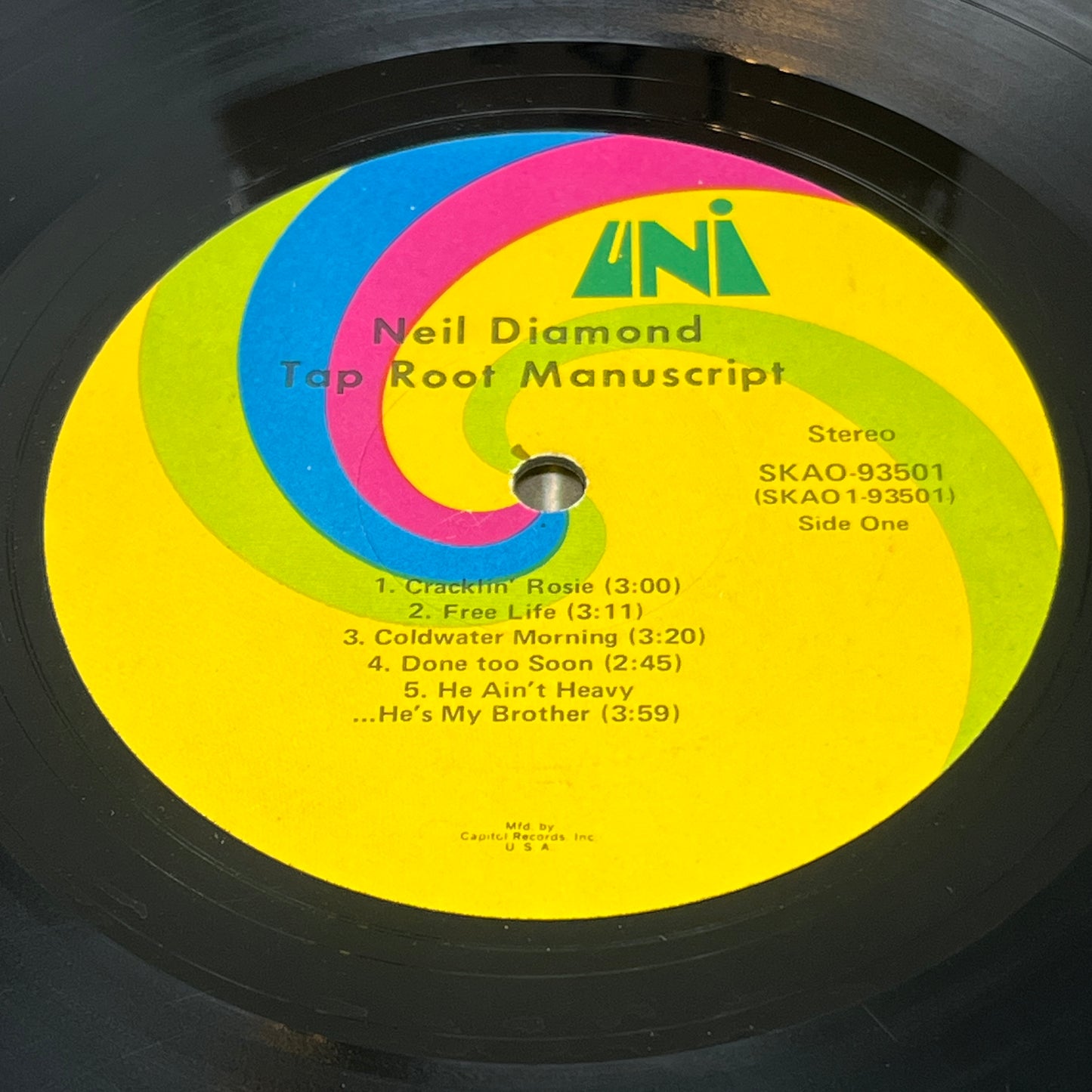 Neil Diamond : Tap Root Manuscript (LP,Album,Club Edition,Stereo)