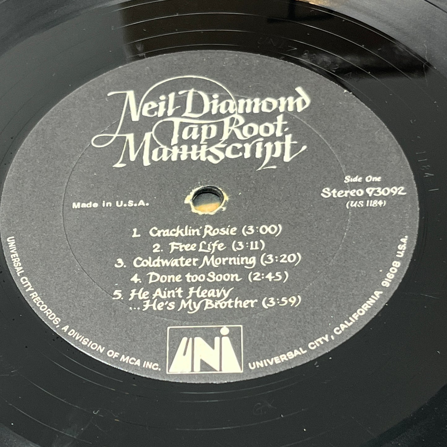 Neil Diamond : Tap Root Manuscript (LP,Album,Reissue)