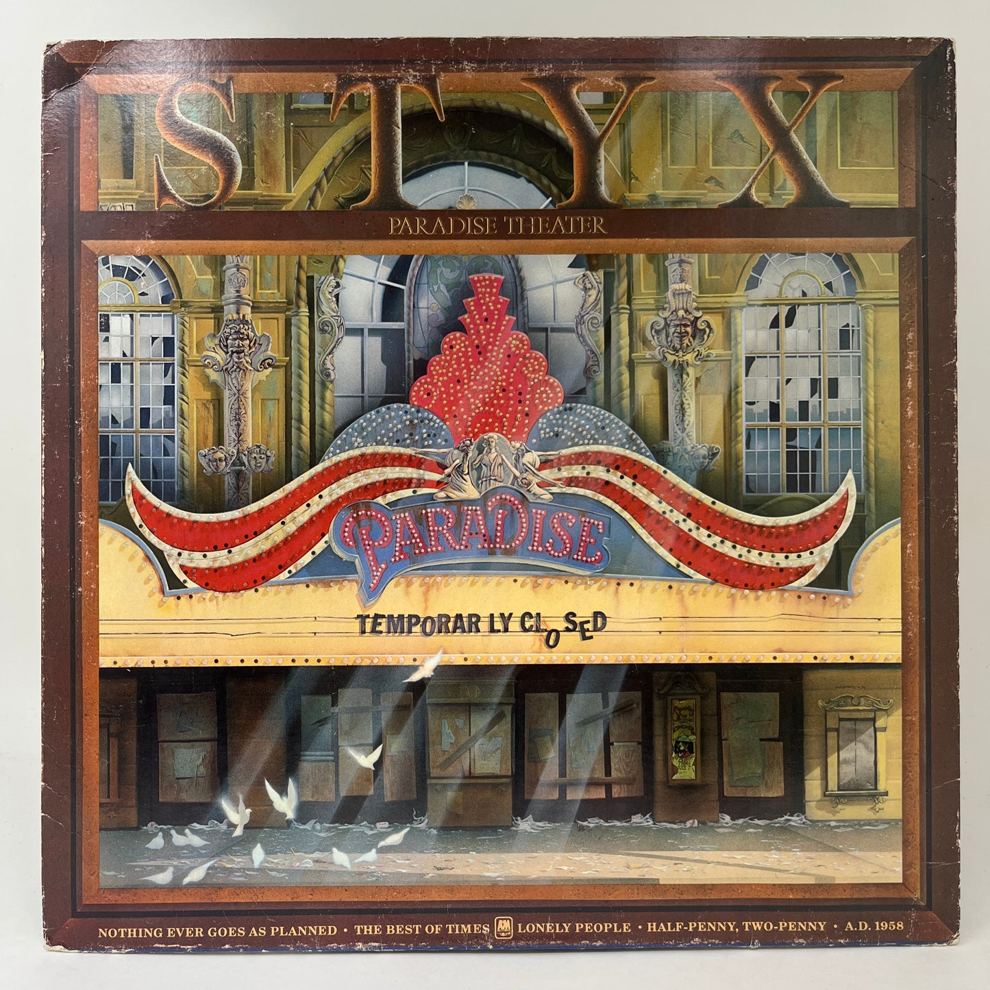 Styx : Paradise Theatre (LP,Album,Etched)