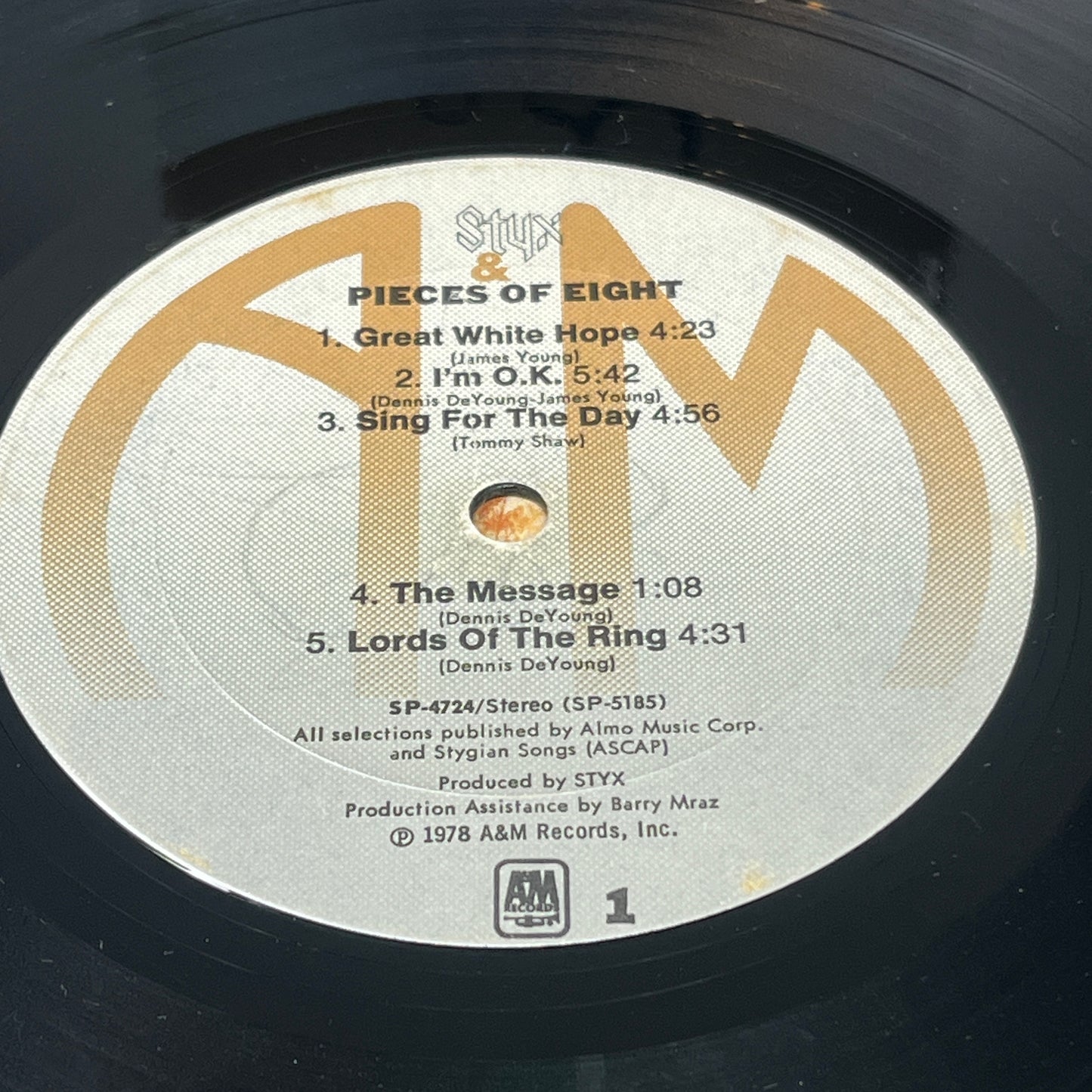 Styx : Pieces Of Eight (LP,Album)