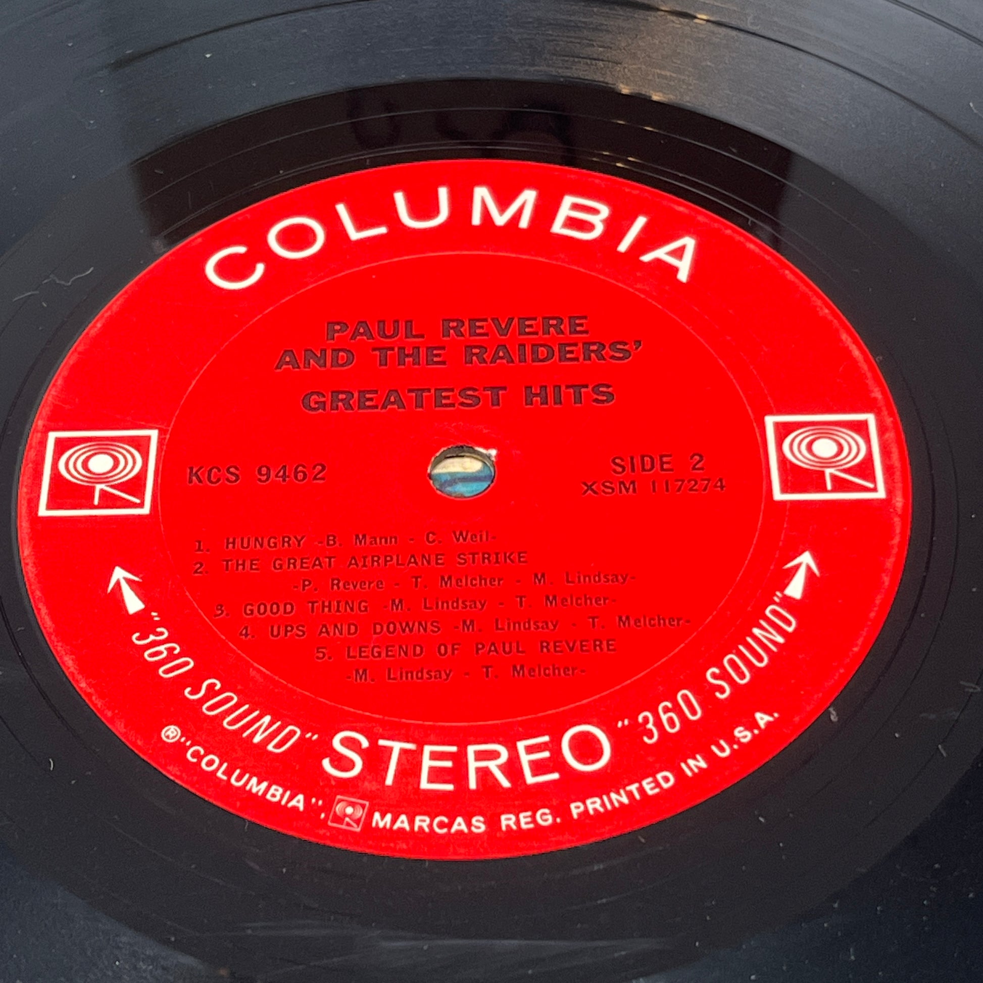 Paul Revere & The Raiders : Paul Revere & The Raiders' Greatest Hits (LP,Stereo,Compilation)