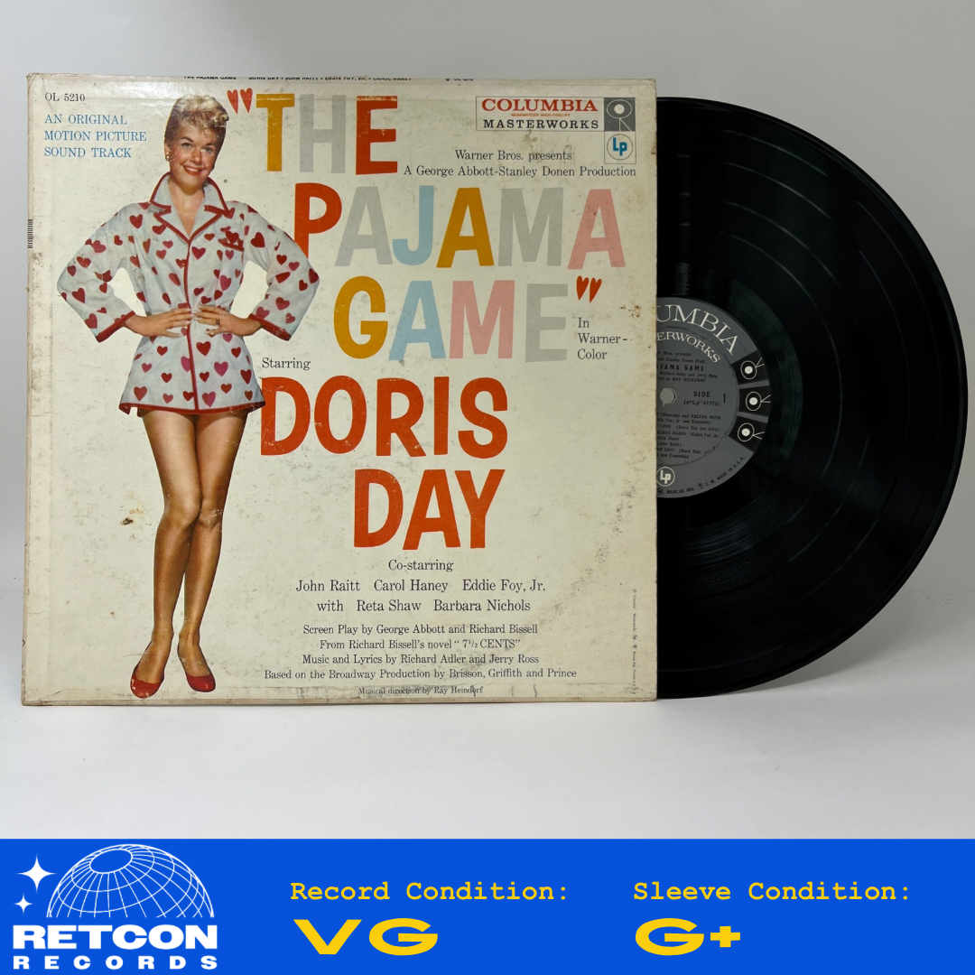 Doris Day, John Raitt, Eddie Foy, Jr., Carol Haney : Original Motion Picture Sound Track "The Pajama Game" (LP,Album,Mono)