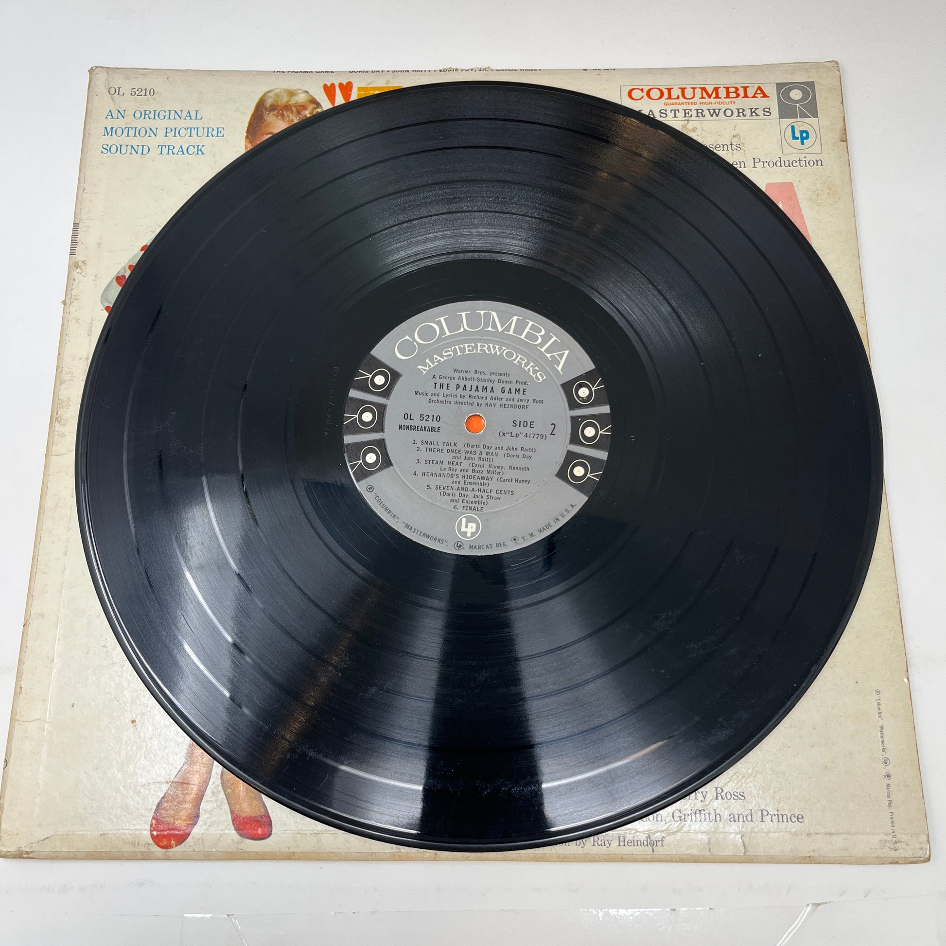 Doris Day, John Raitt, Eddie Foy, Jr., Carol Haney : Original Motion Picture Sound Track "The Pajama Game" (LP,Album,Mono)