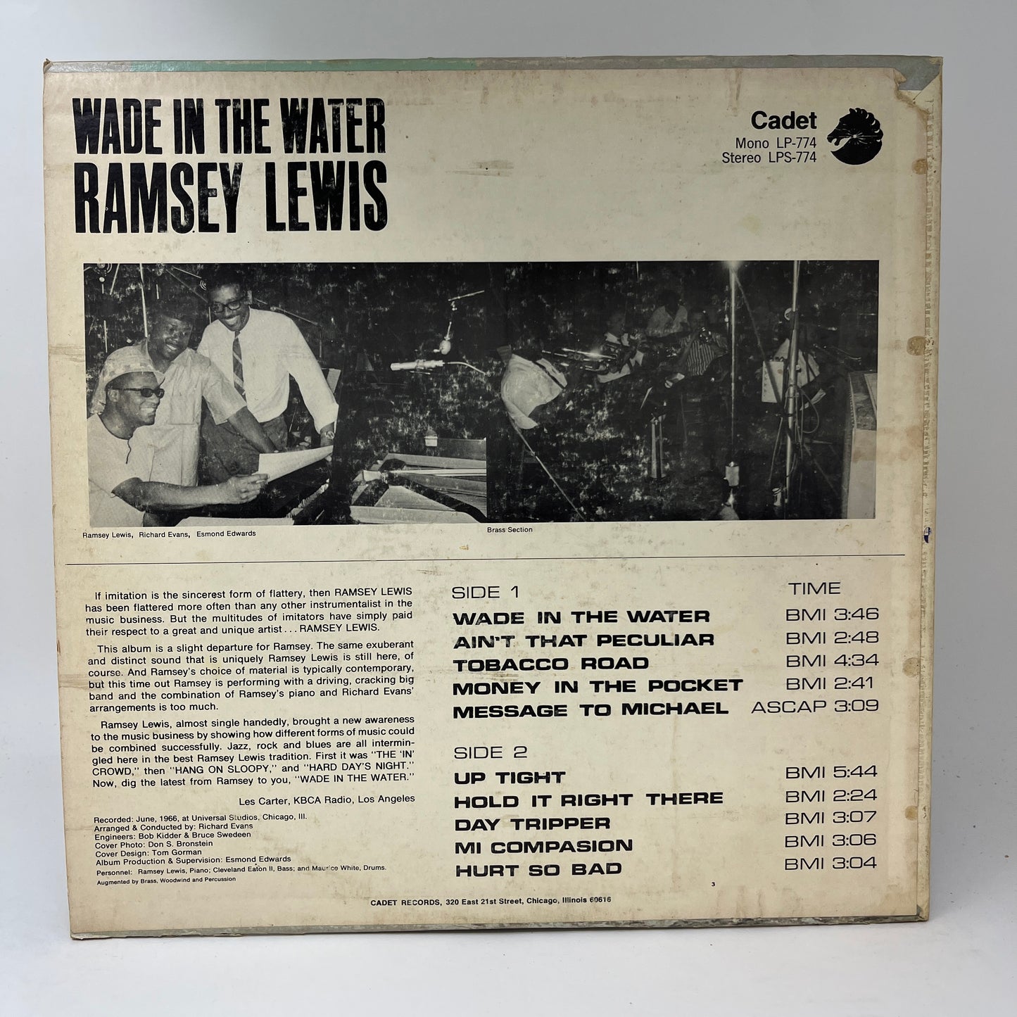 Ramsey Lewis : Wade In The Water (LP,Album,Stereo)