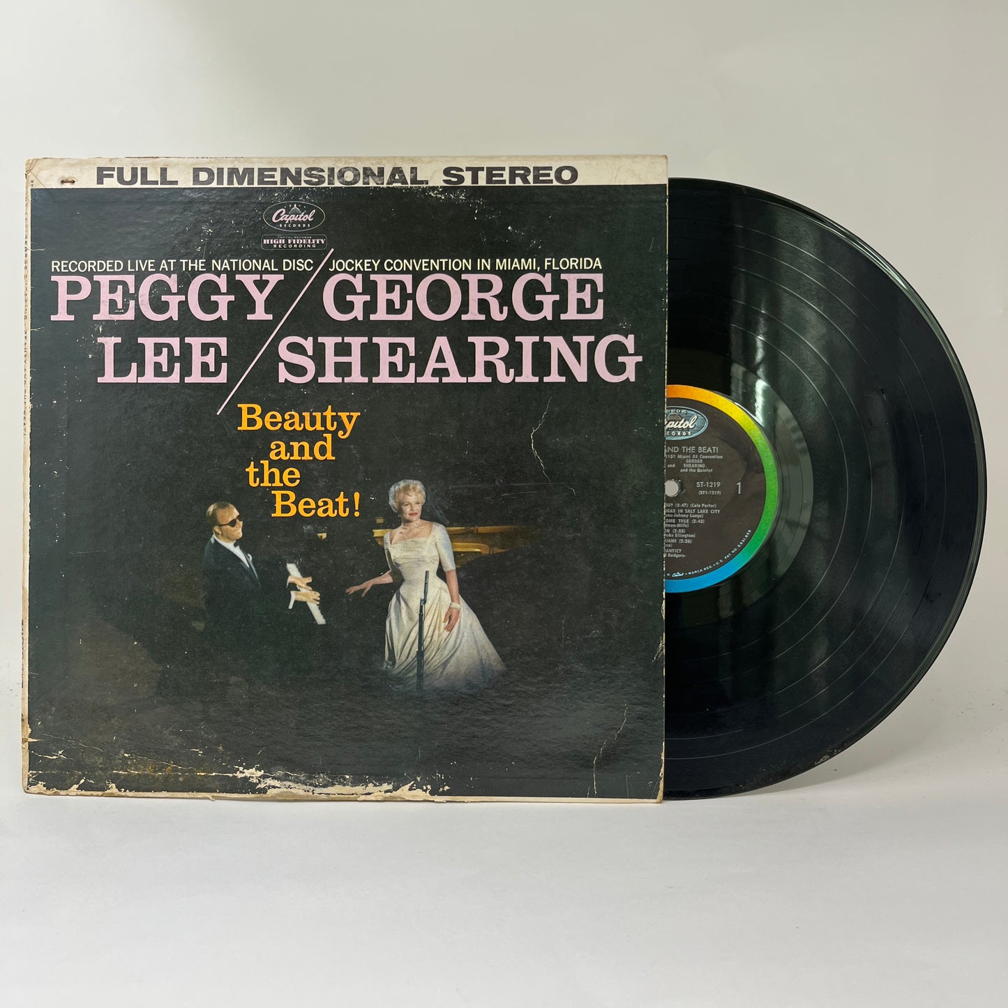 Peggy Lee / George Shearing : Beauty And The Beat! (LP,Album,Stereo)
