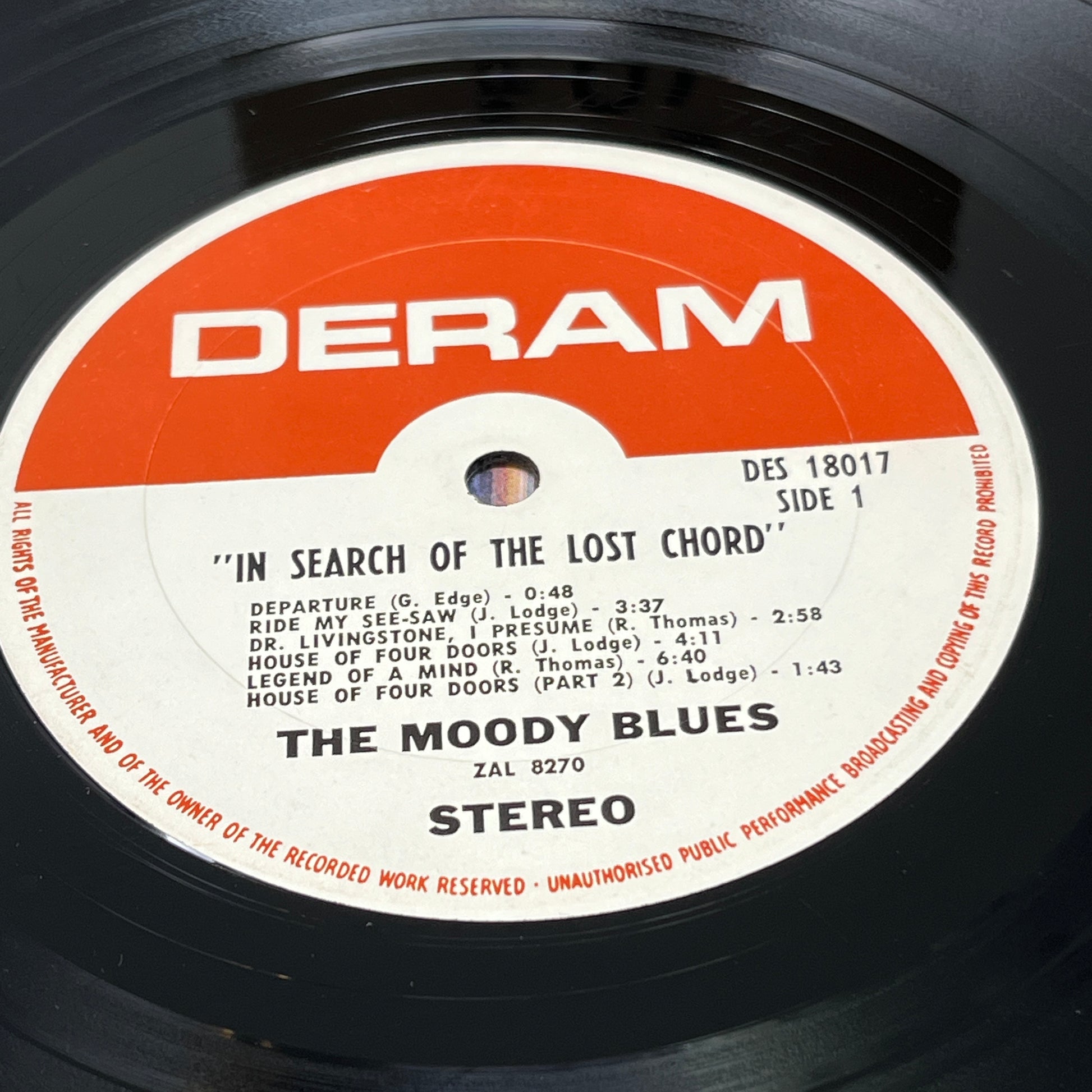 The Moody Blues : In Search Of The Lost Chord (LP,Album,Stereo)