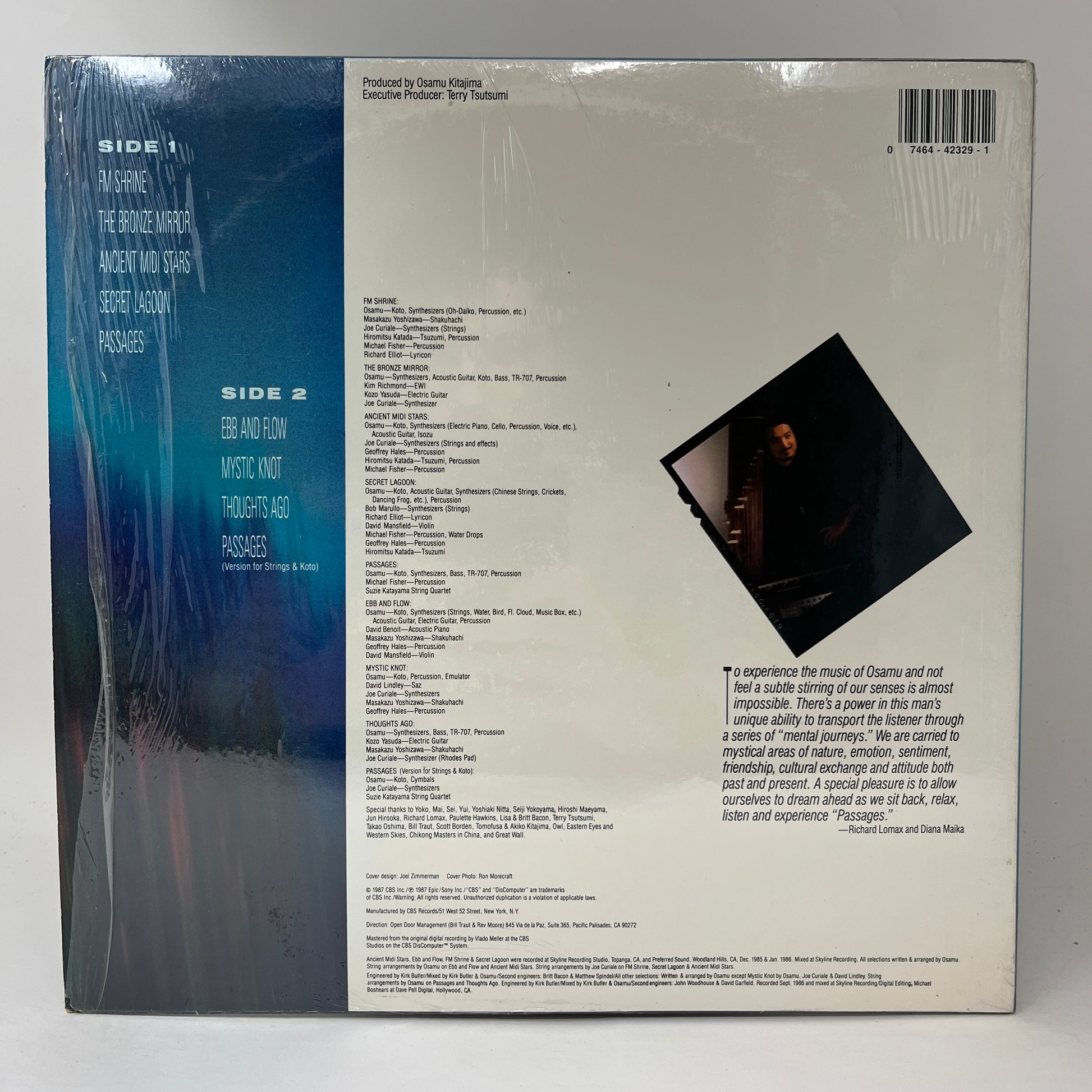 Osamu Kitajima : Passages (LP,Album,Stereo)