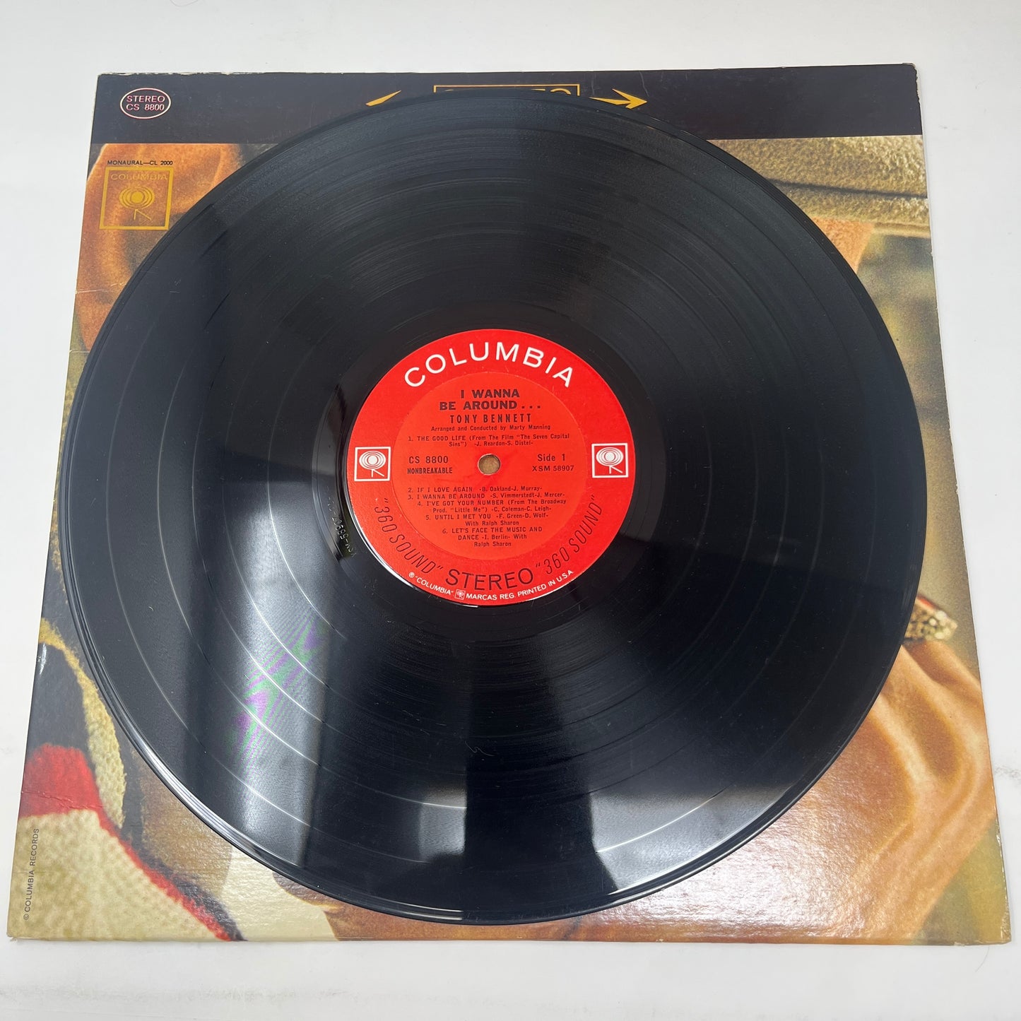 Tony Bennett : I Wanna Be Around (LP,Album,Stereo)