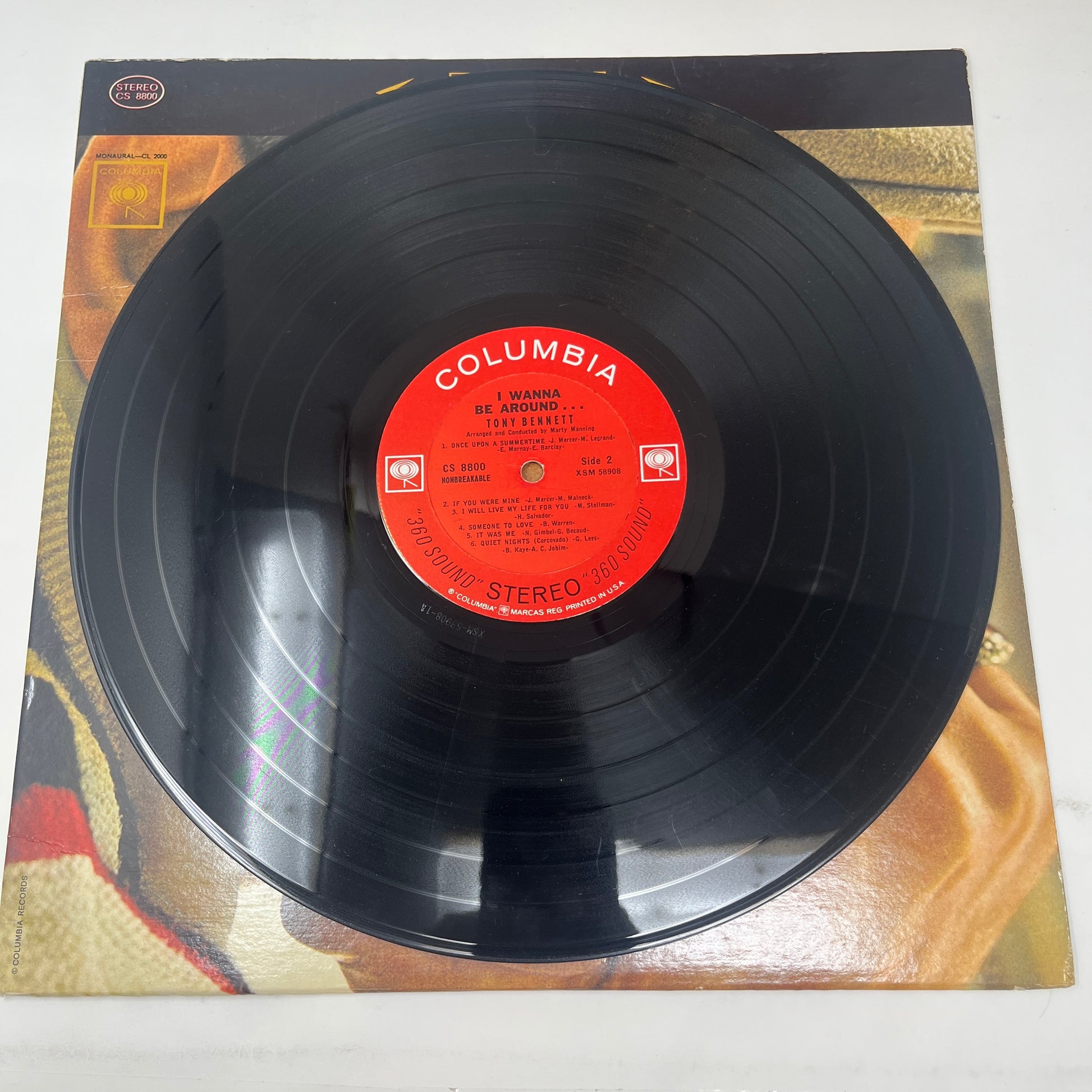 Tony Bennett : I Wanna Be Around (LP,Album,Stereo)