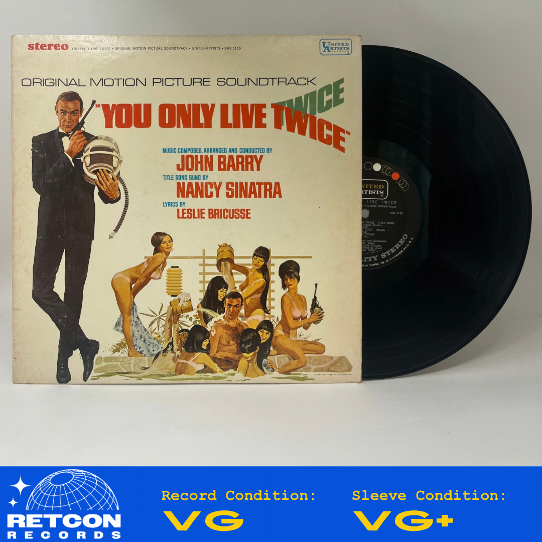 John Barry : You Only Live Twice (Original Motion Picture Soundtrack) (LP,Album,Stereo)