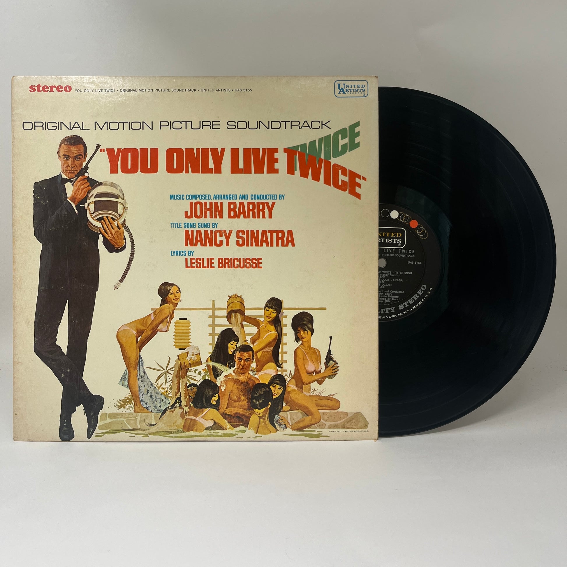 John Barry : You Only Live Twice (Original Motion Picture Soundtrack) (LP,Album,Stereo)