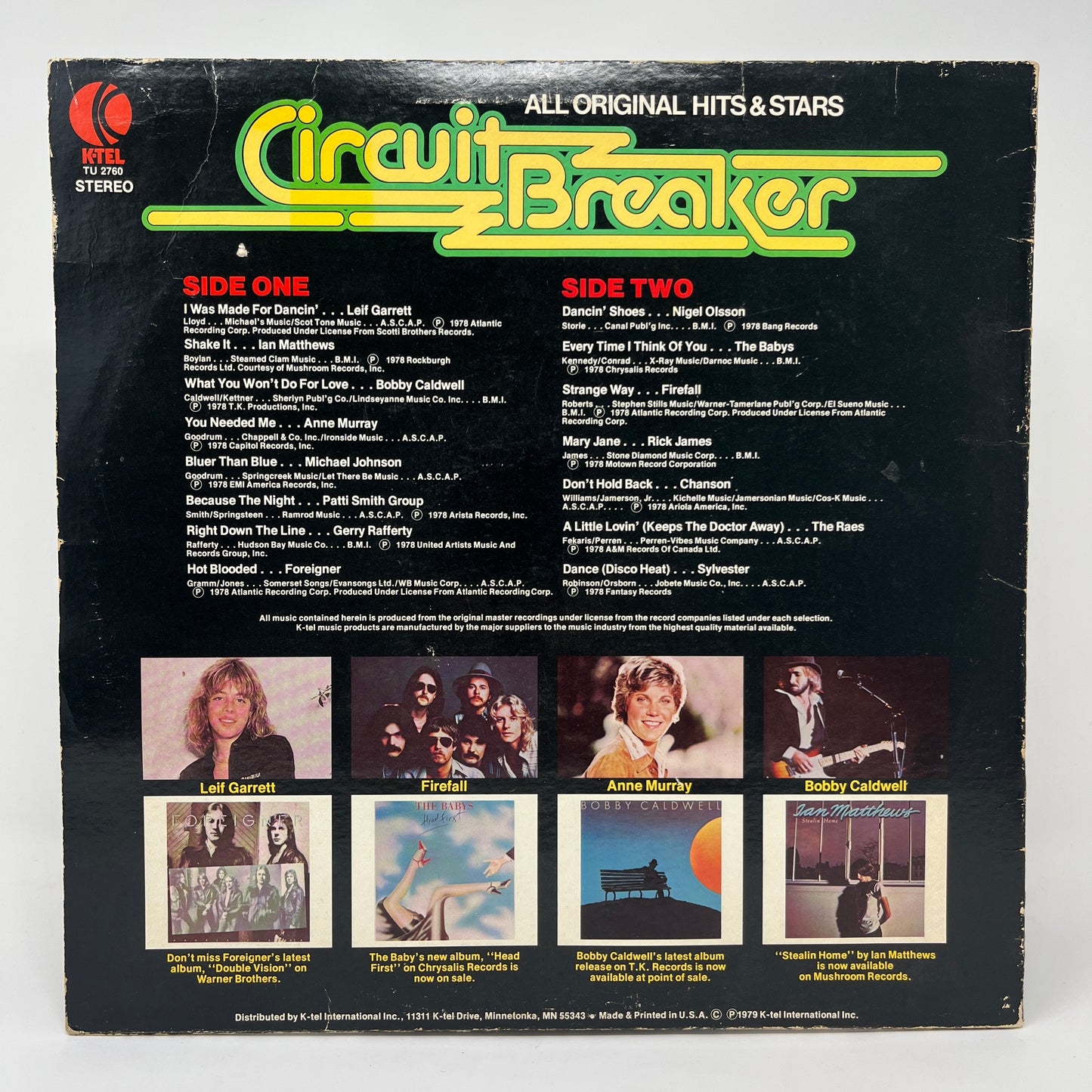 Various : Circuit Breaker (LP,Album,Compilation)