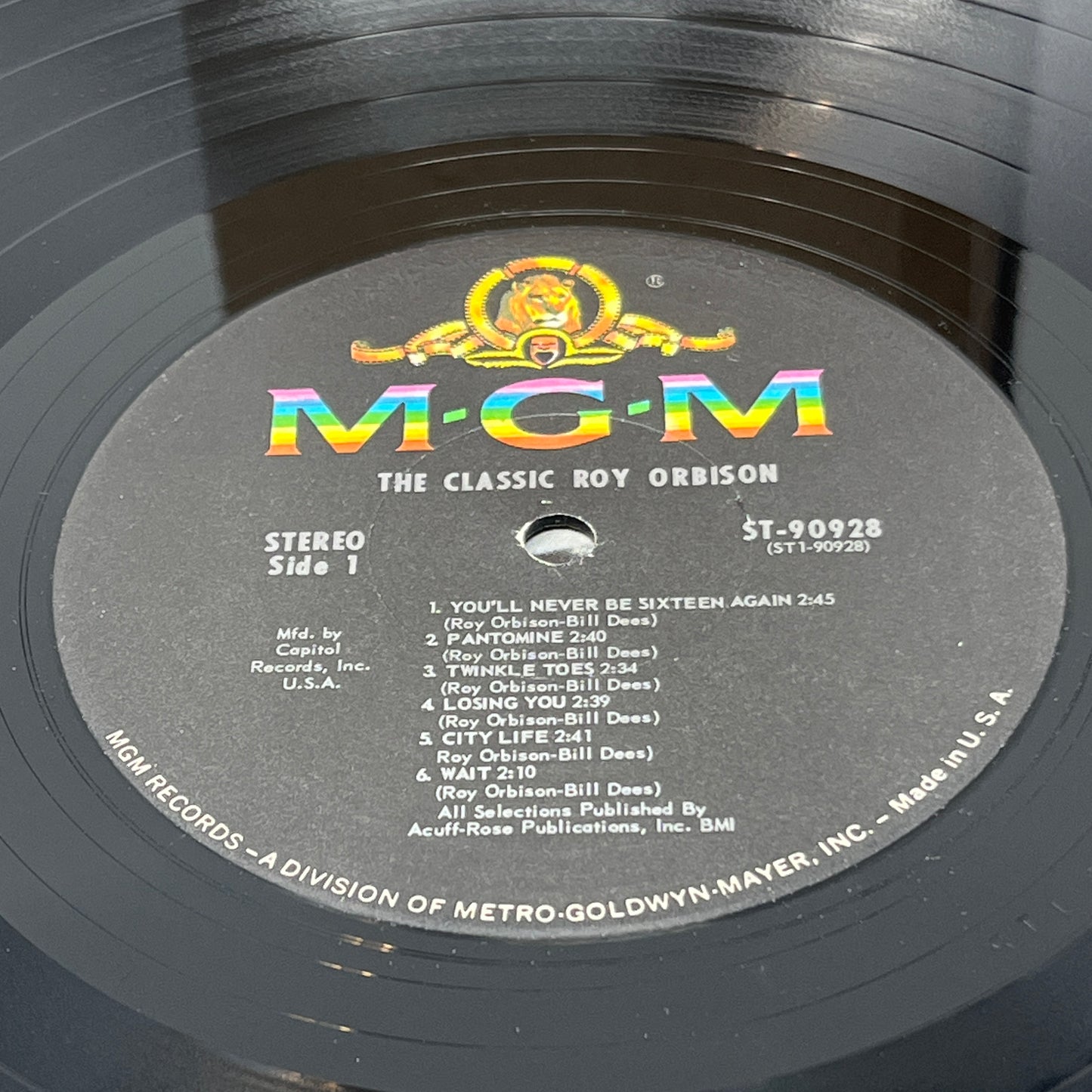 Roy Orbison : The Classic Roy Orbison (LP,Album,Club Edition,Stereo)