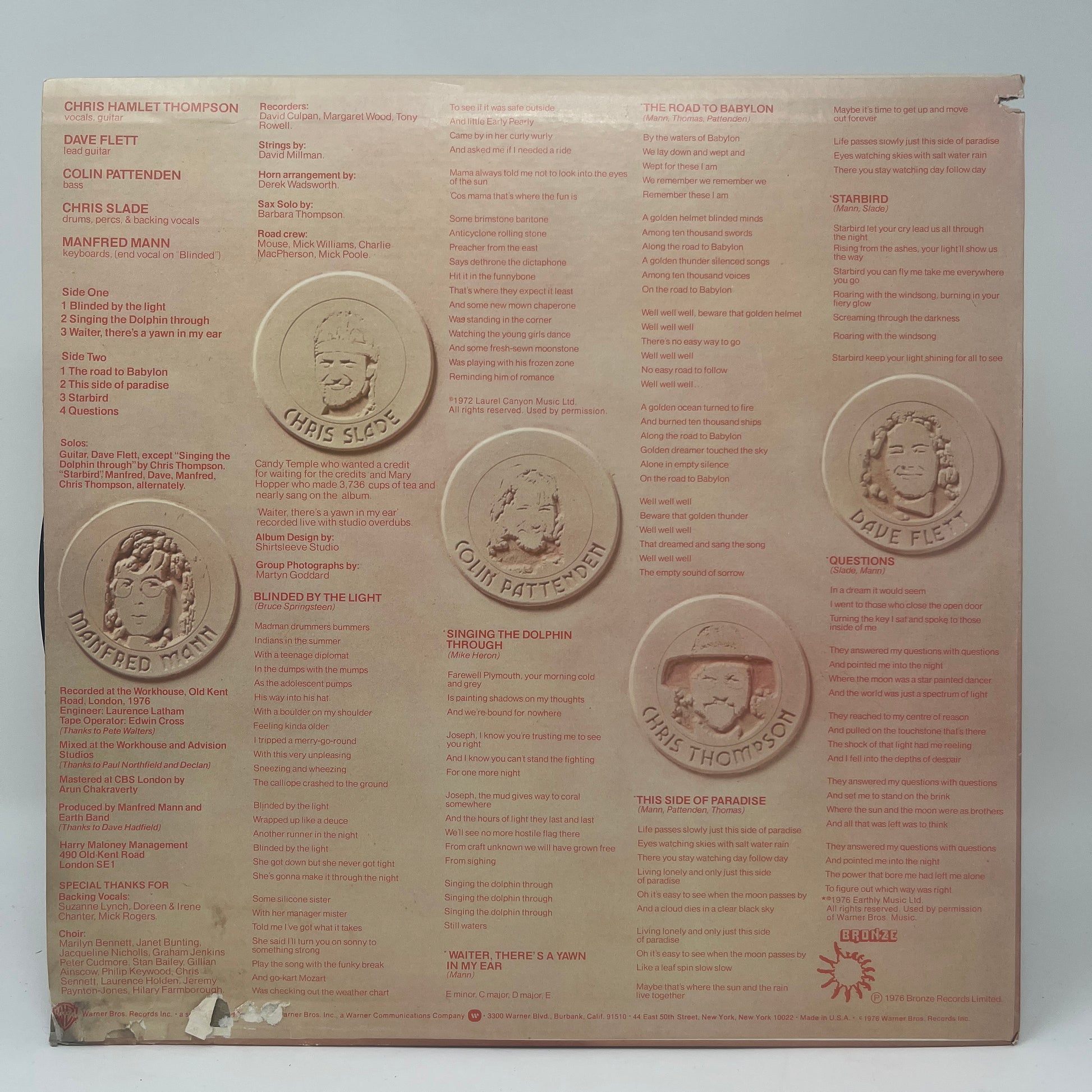 Manfred Mann's Earth Band : The Roaring Silence (LP,Album)