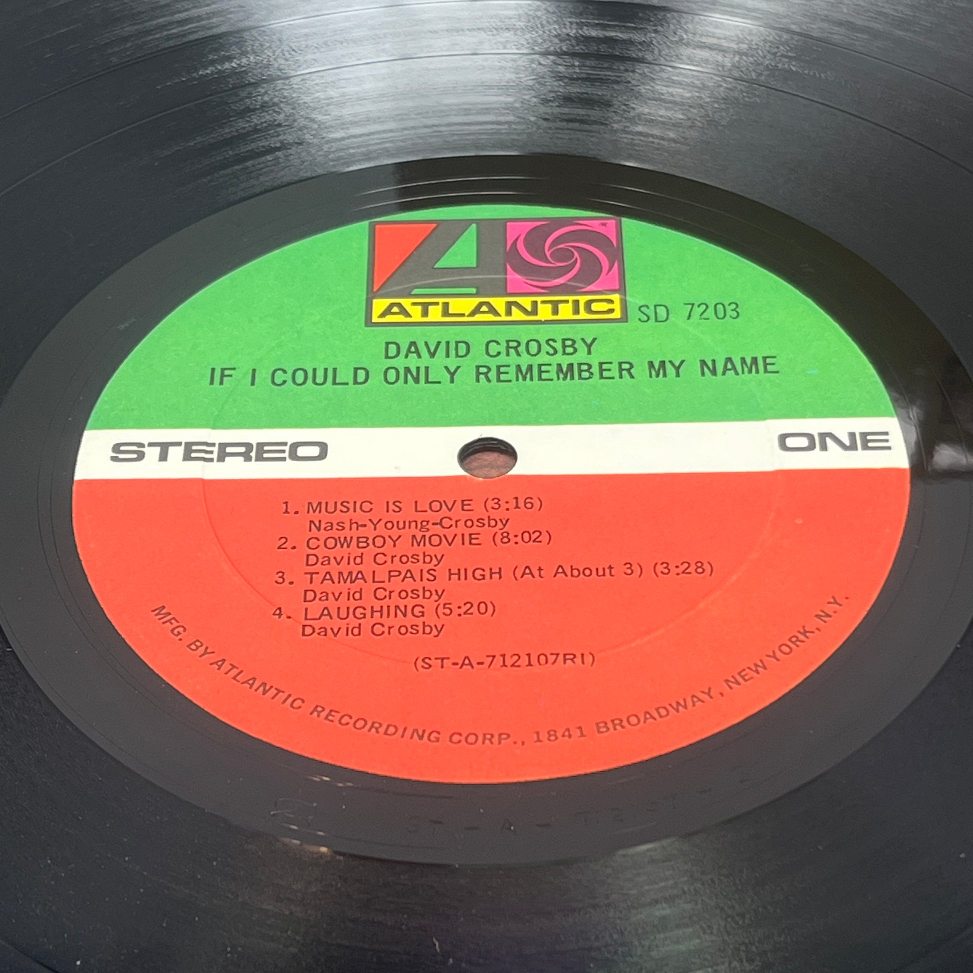 David Crosby : If I Could Only Remember My Name (LP,Album,Stereo)