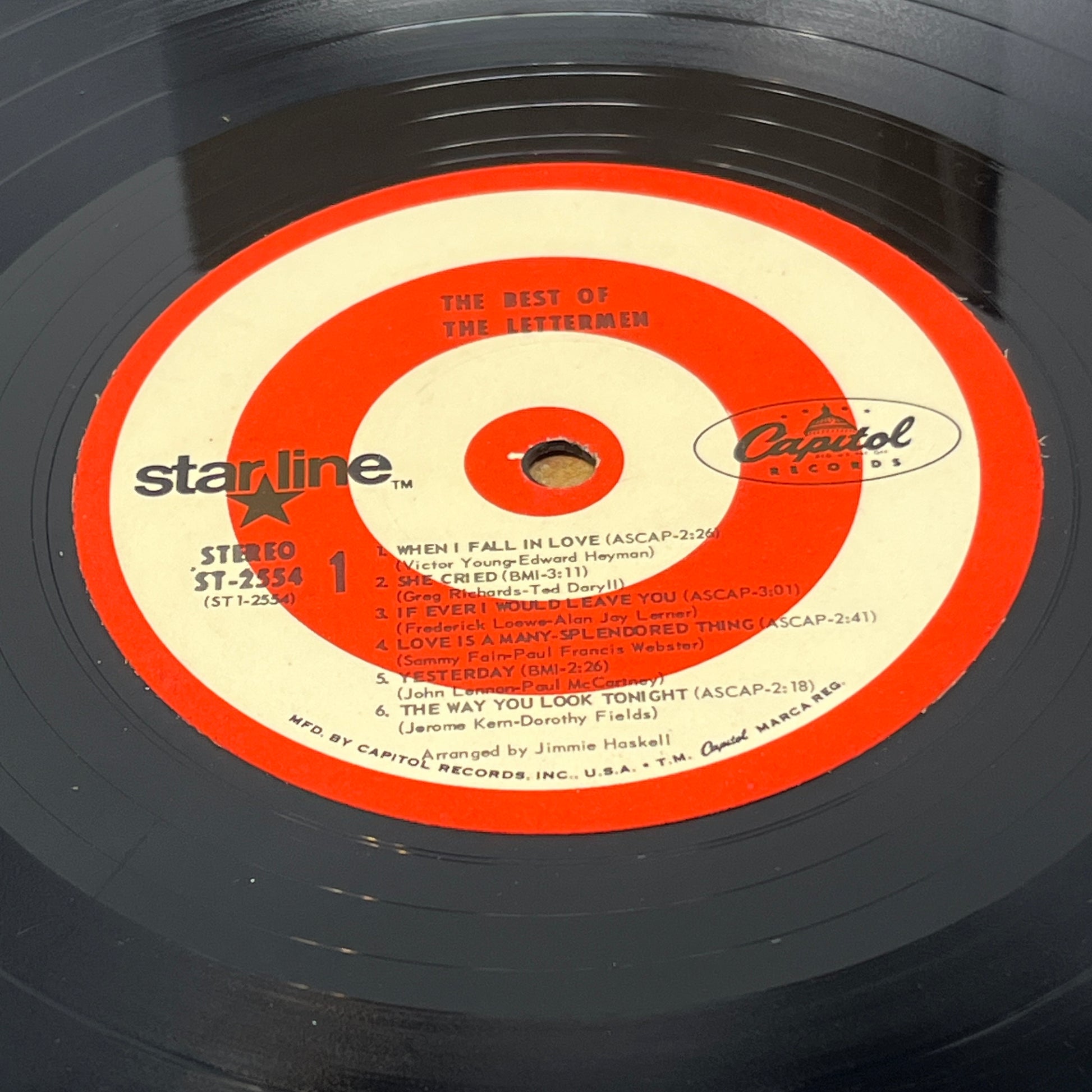 The Lettermen : The Best Of The Lettermen (LP,Compilation,Stereo)