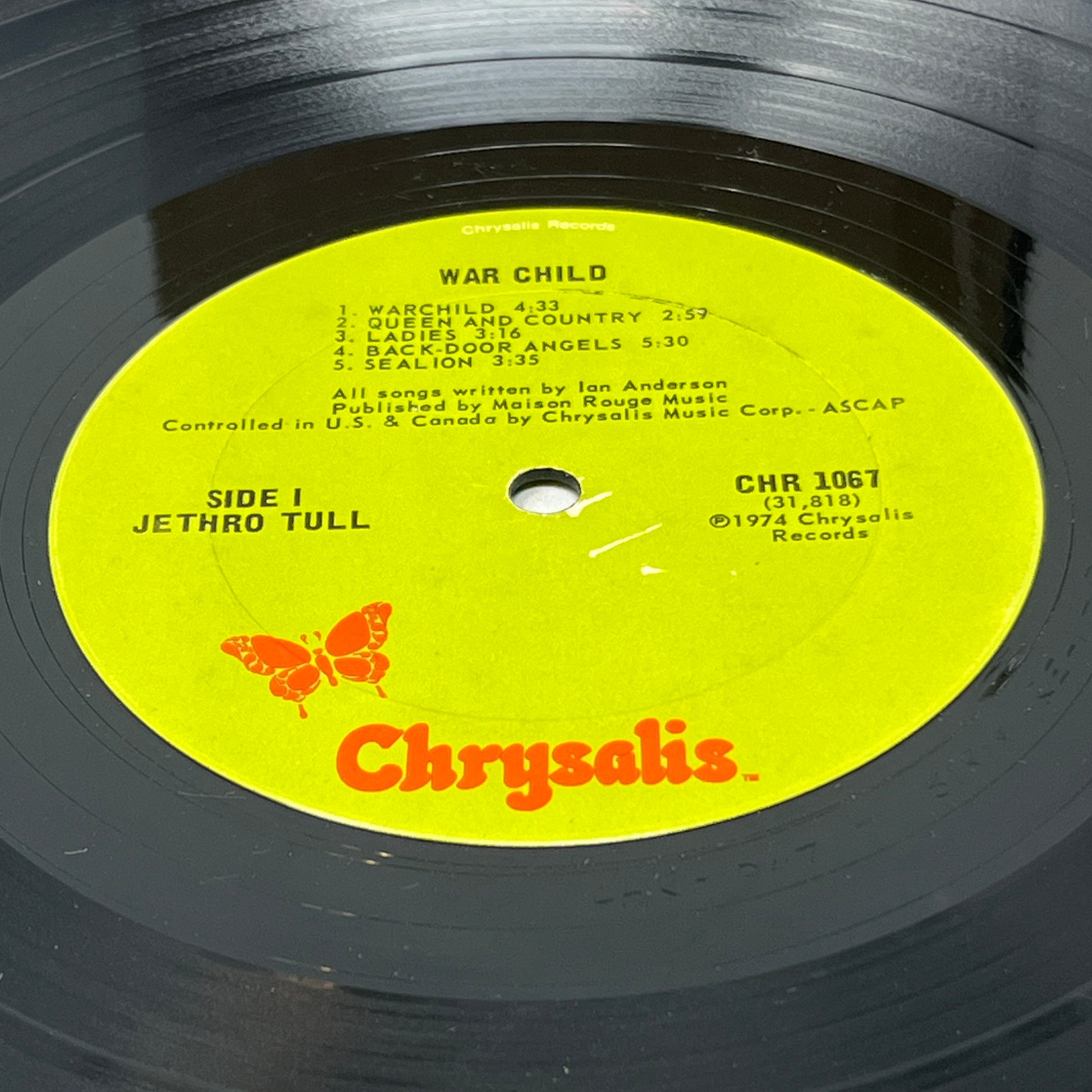 Jethro Tull : War Child (LP,Album)