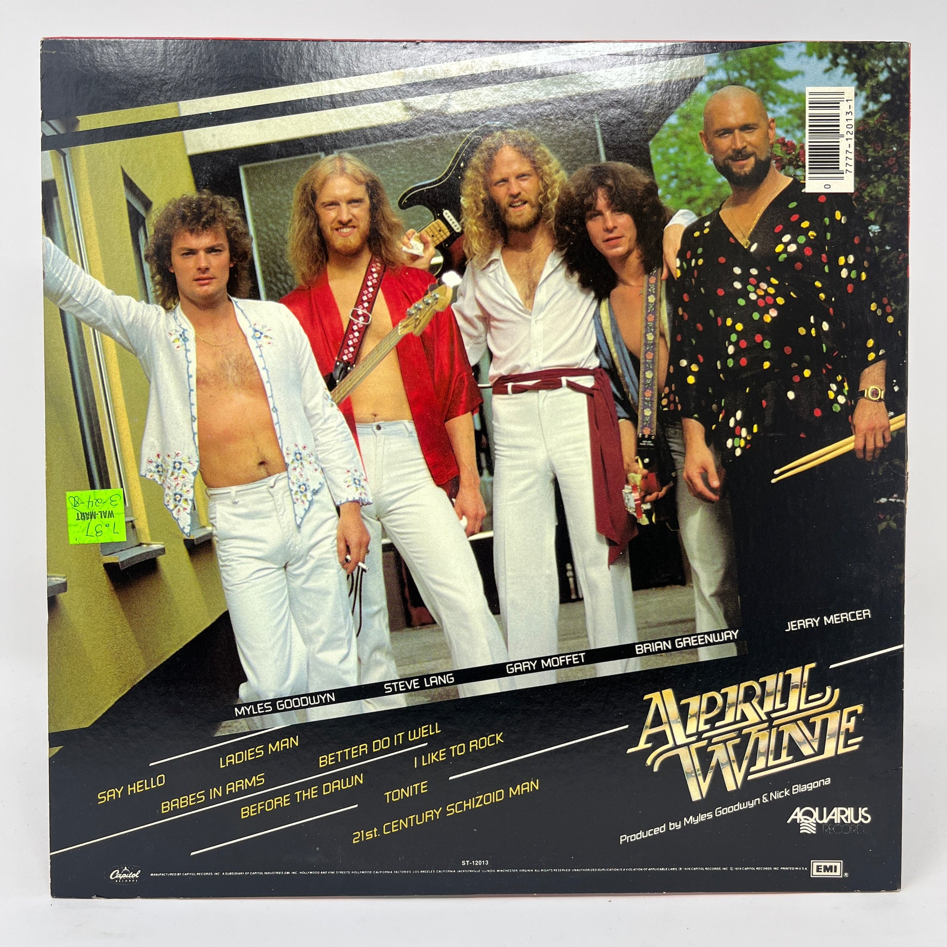 April Wine : Harder.....Faster (LP,Album)