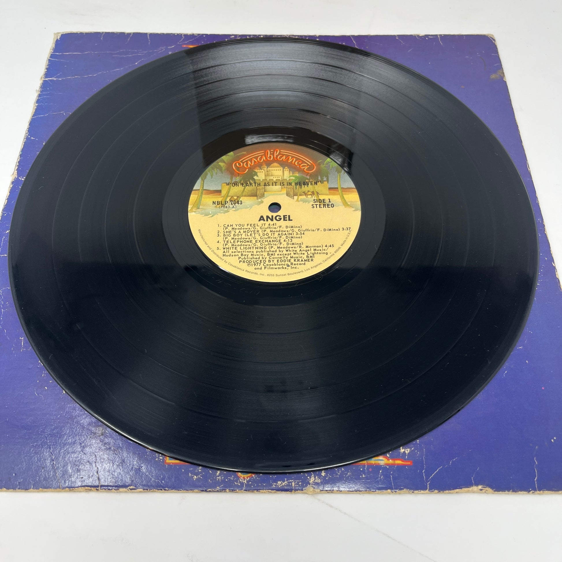 Angel (24) : On Earth As It Is In Heaven (LP,Album,Repress)