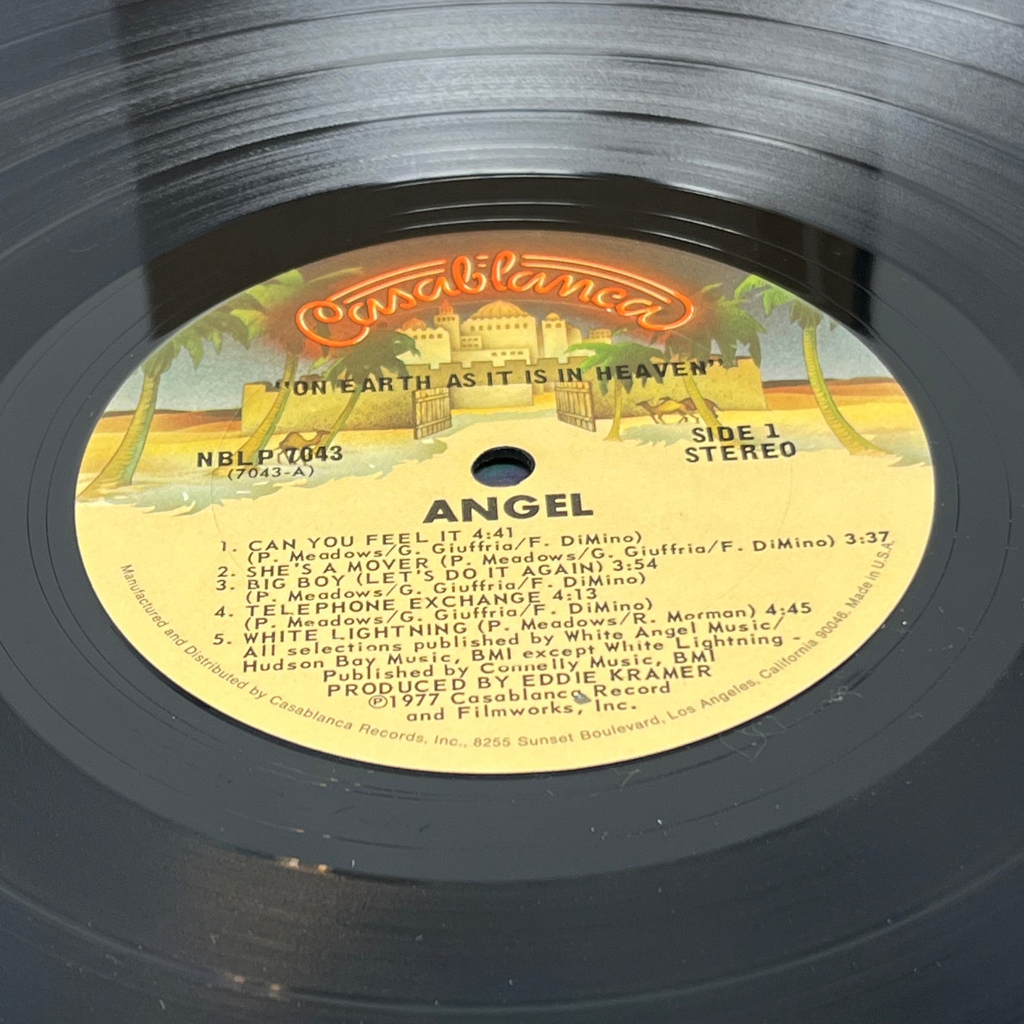 Angel (24) : On Earth As It Is In Heaven (LP,Album,Repress)