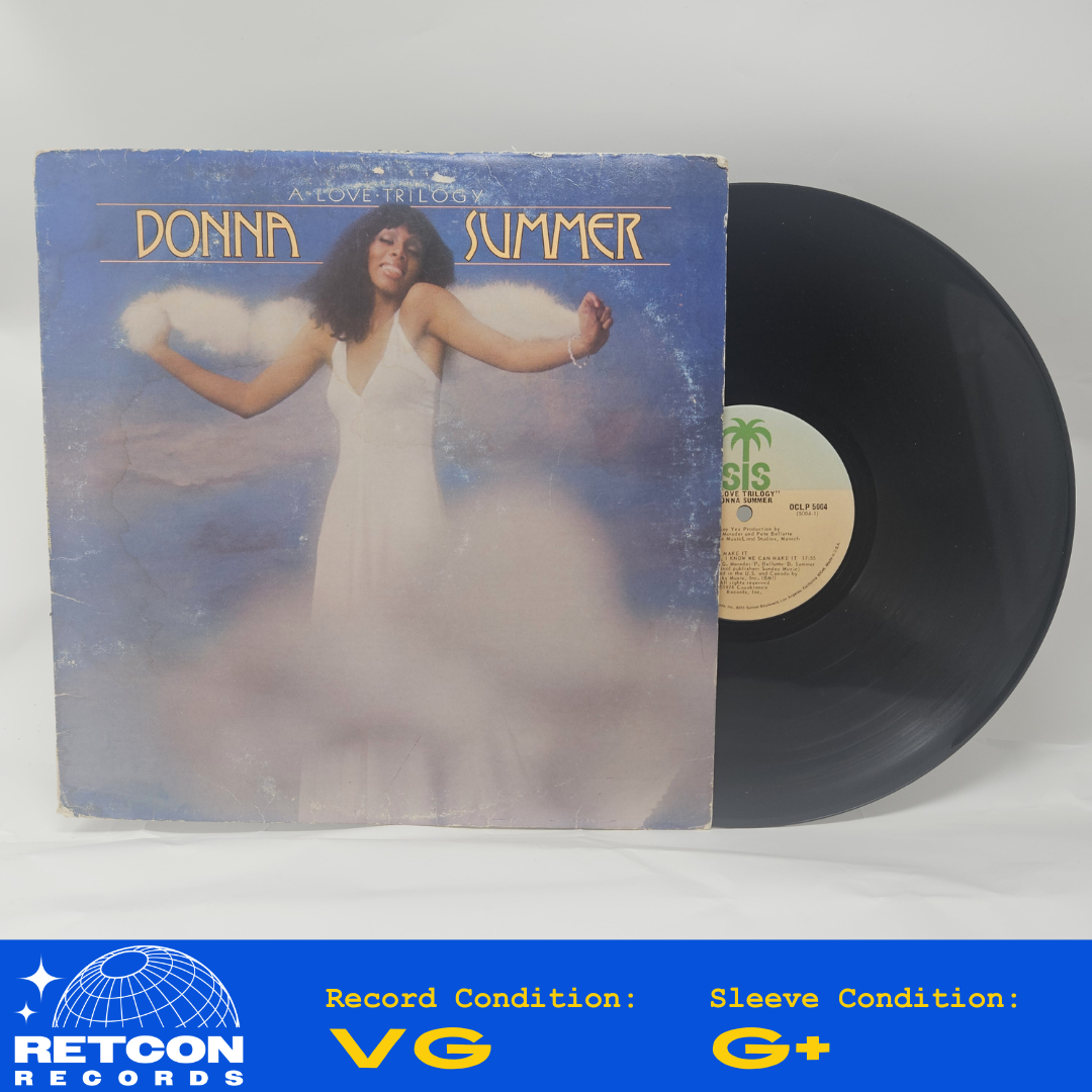 Donna Summer : A Love Trilogy (LP,Album,Partially Mixed,Stereo)