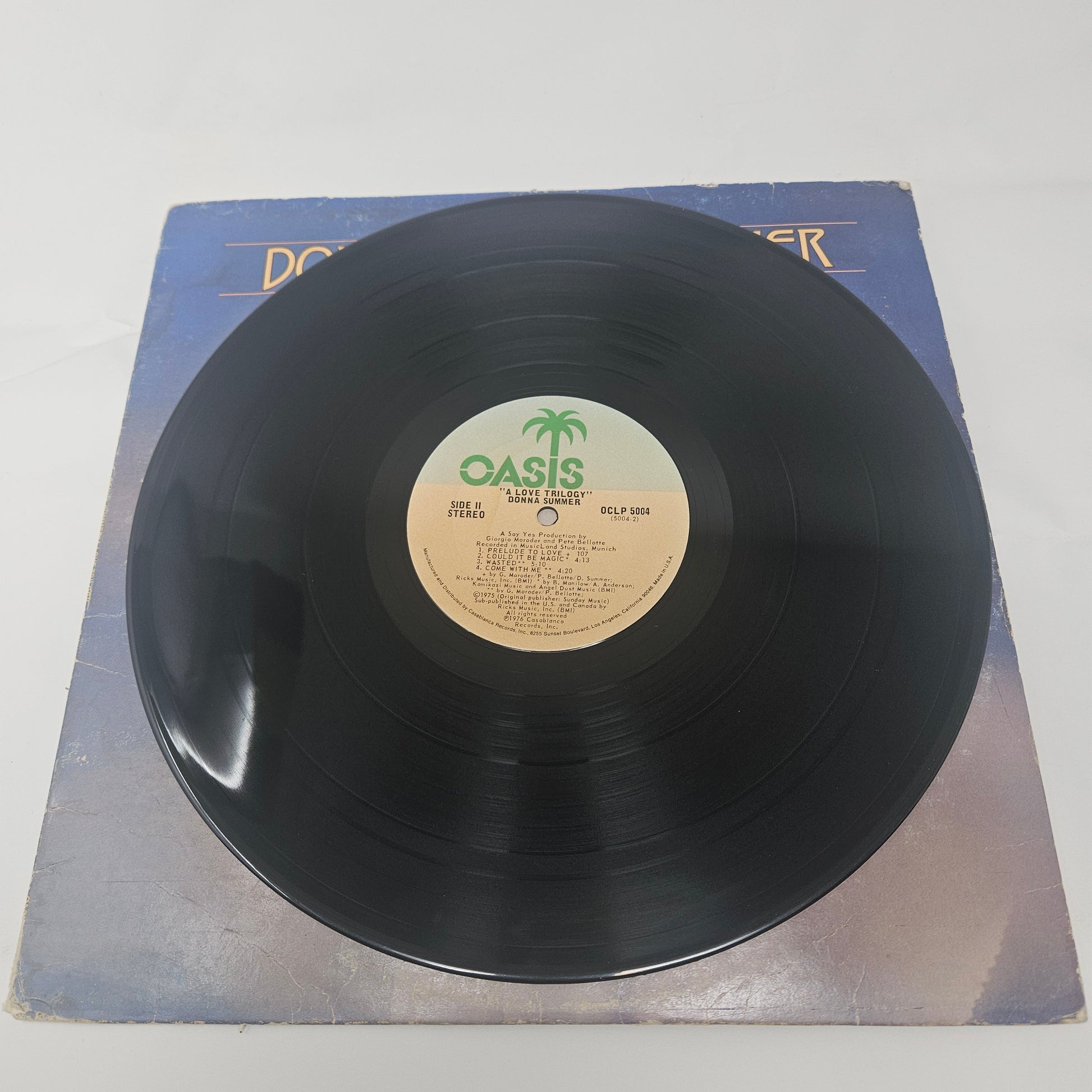 Donna Summer : A Love Trilogy (LP,Album,Partially Mixed,Stereo)