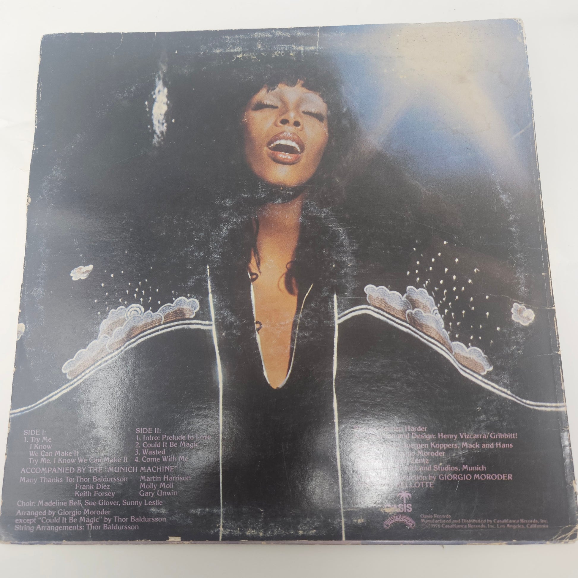 Donna Summer : A Love Trilogy (LP,Album,Partially Mixed,Stereo)