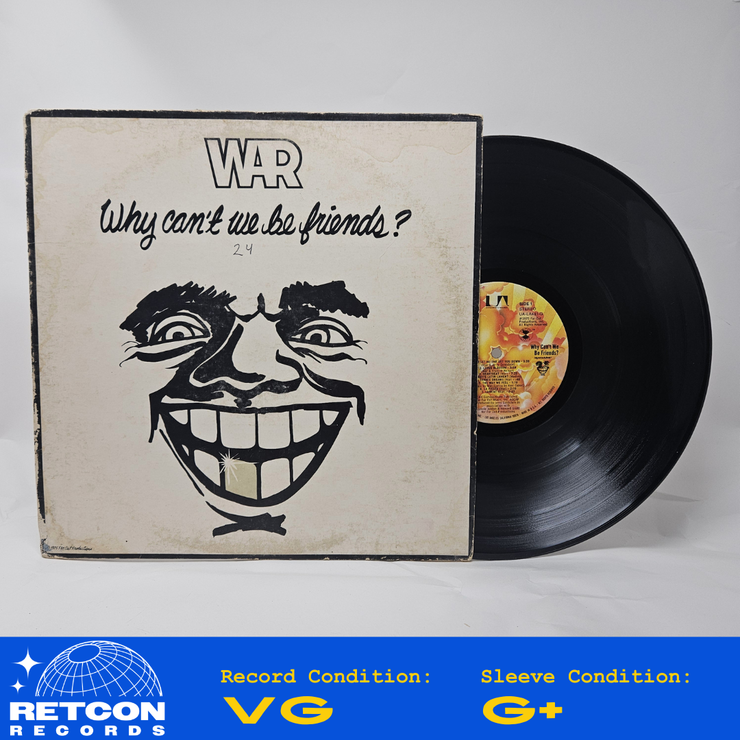 War : Why Can't We Be Friends? (LP,Album,Stereo)