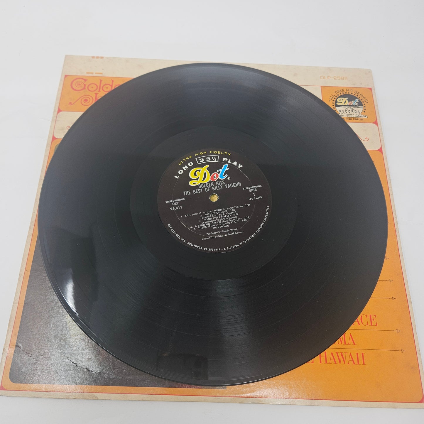 Billy Vaughn : Golden Hits: The Best Of Billy Vaughn (LP,Compilation,Stereo)