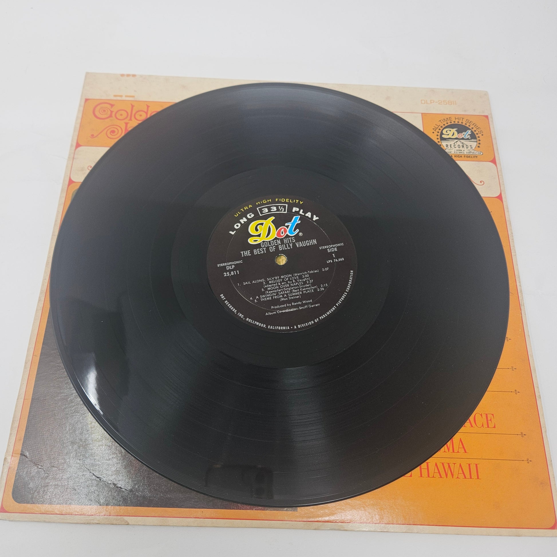 Billy Vaughn : Golden Hits: The Best Of Billy Vaughn (LP,Compilation,Stereo)