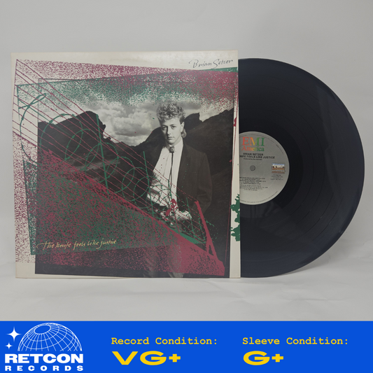 Brian Setzer : The Knife Feels Like Justice (LP,Album,Stereo)