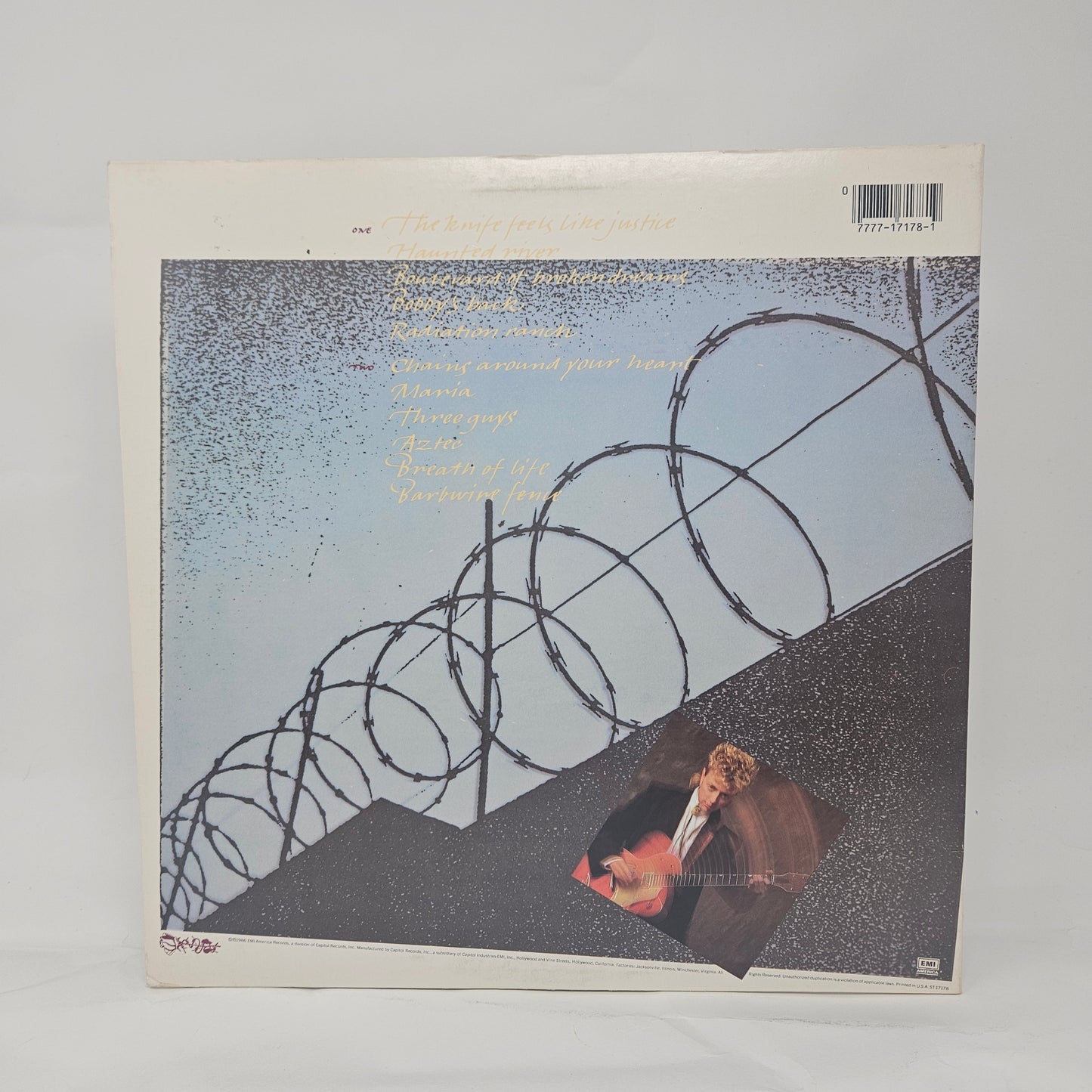 Brian Setzer : The Knife Feels Like Justice (LP,Album,Stereo)