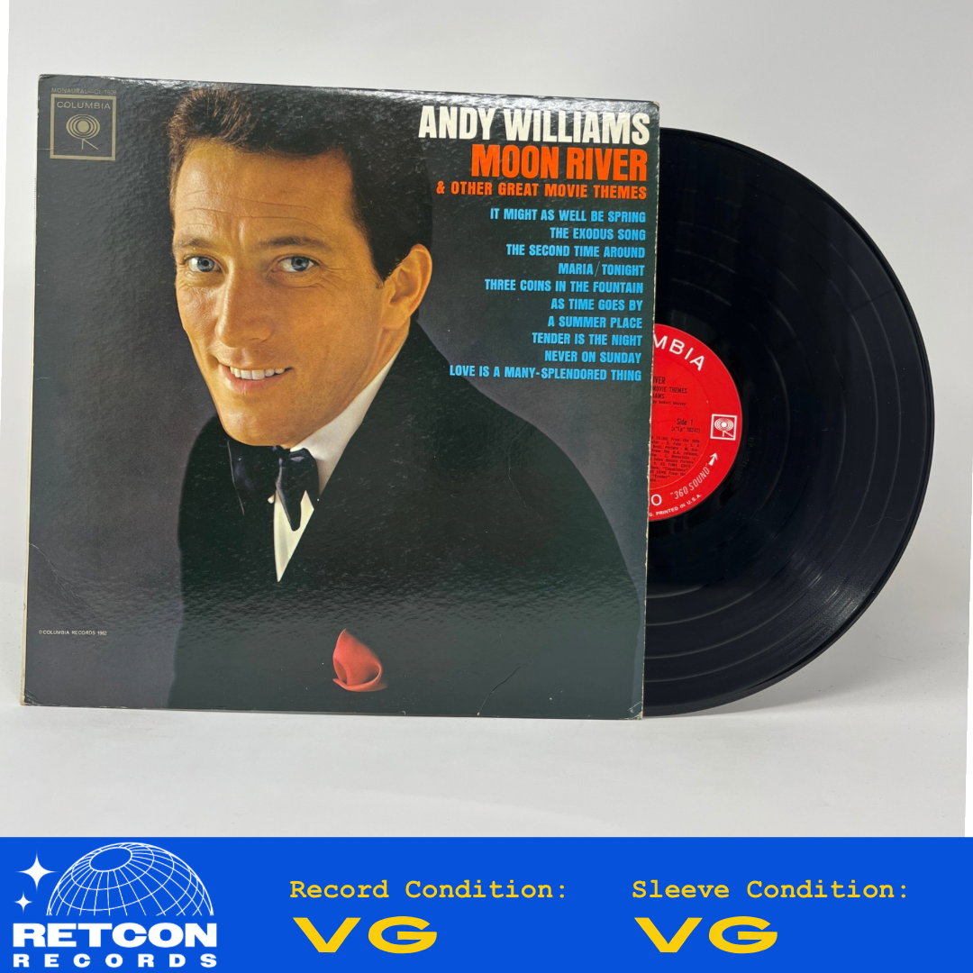 Andy Williams : Moon River & Other Great Movie Themes (LP,Repress,Mono)