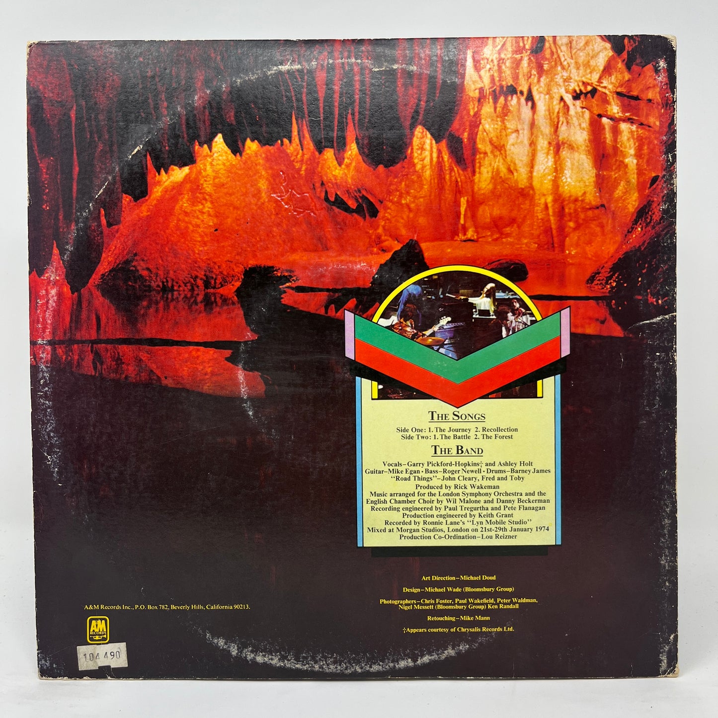 Rick Wakeman : Journey To The Centre Of The Earth (LP,Album,Repress,Club Edition)