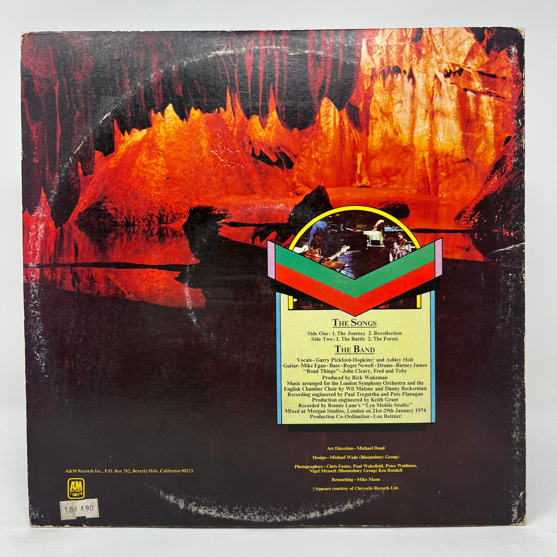 Rick Wakeman : Journey To The Centre Of The Earth (LP,Album,Repress,Club Edition)