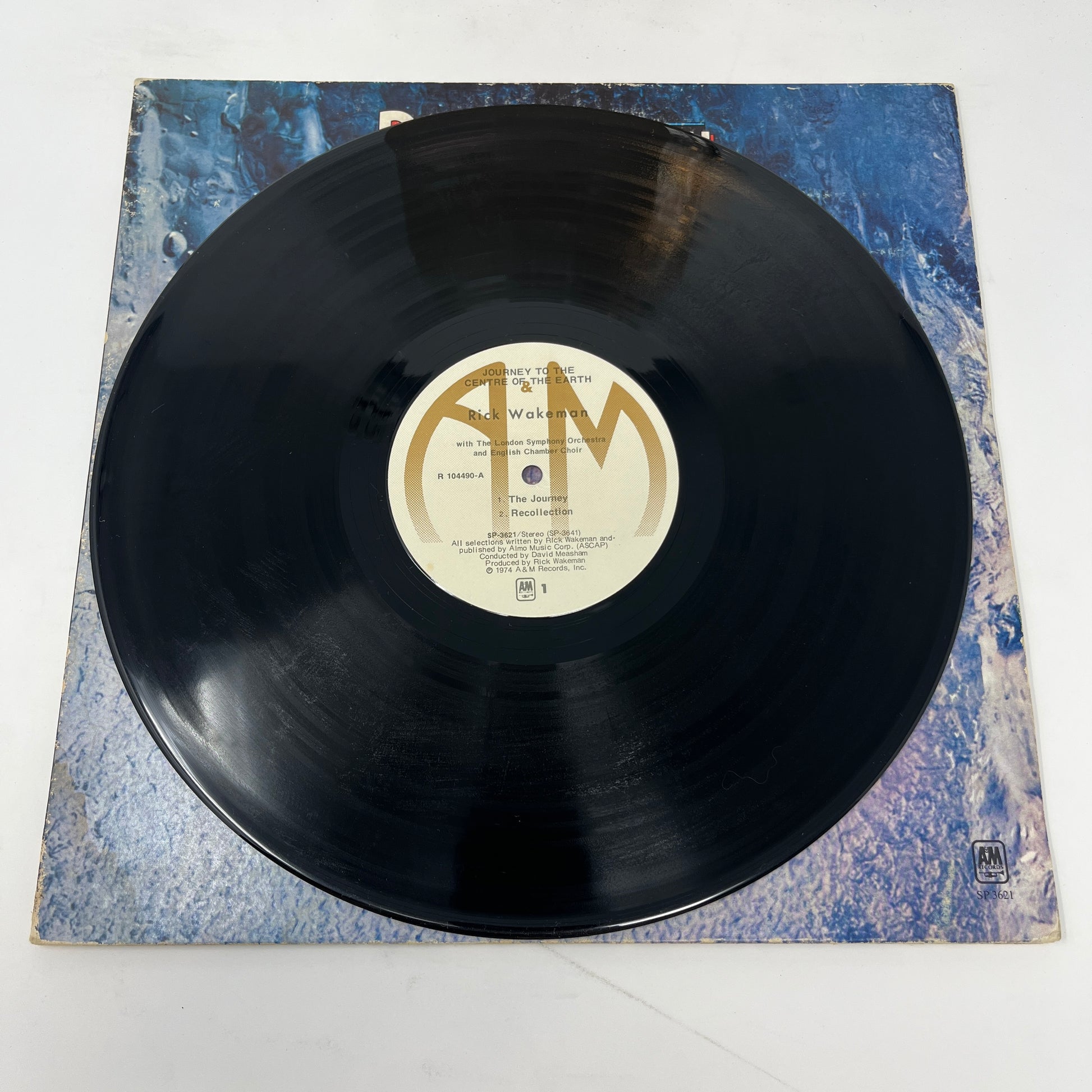 Rick Wakeman : Journey To The Centre Of The Earth (LP,Album,Repress,Club Edition)